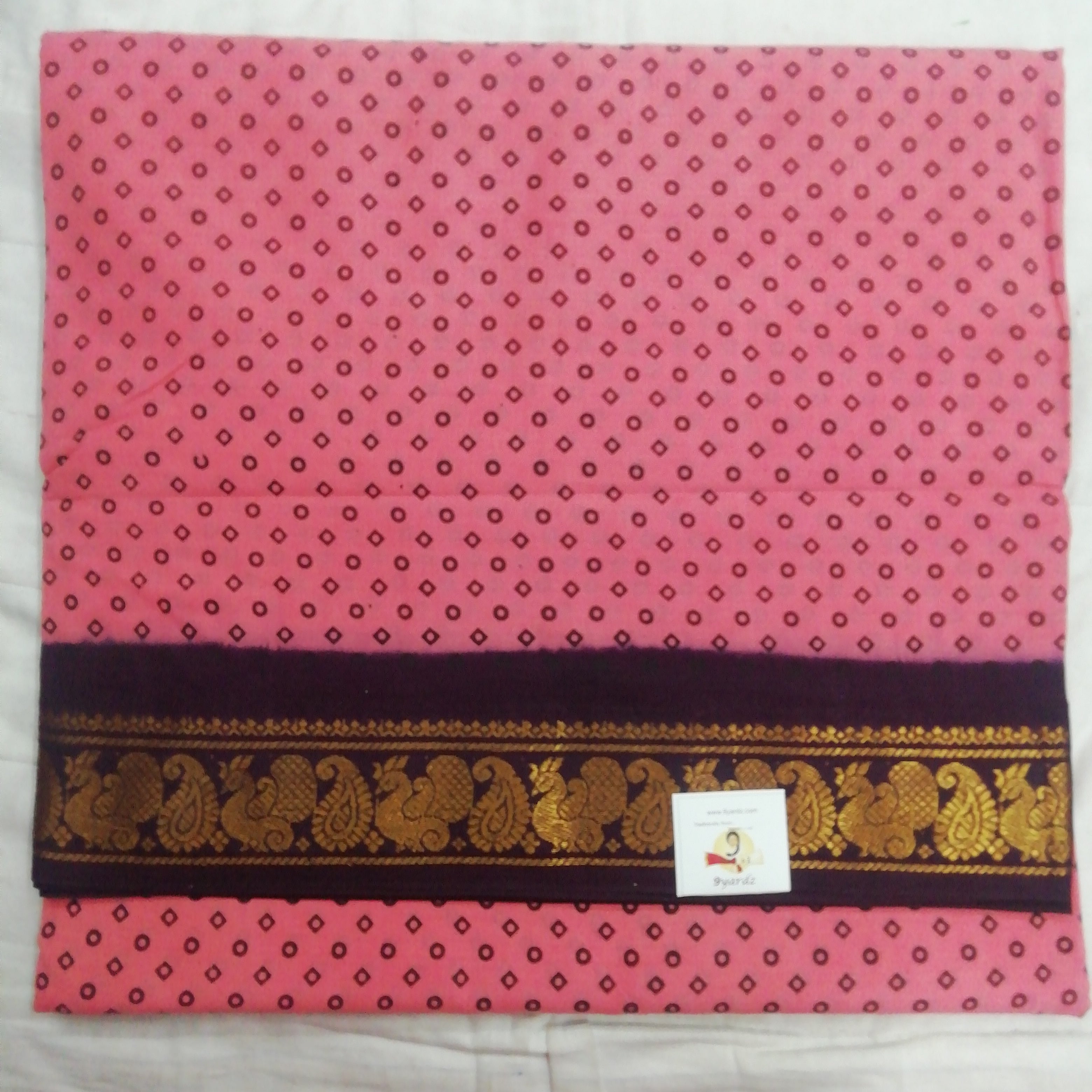 Sungudi cotton 10.5 yards madisar