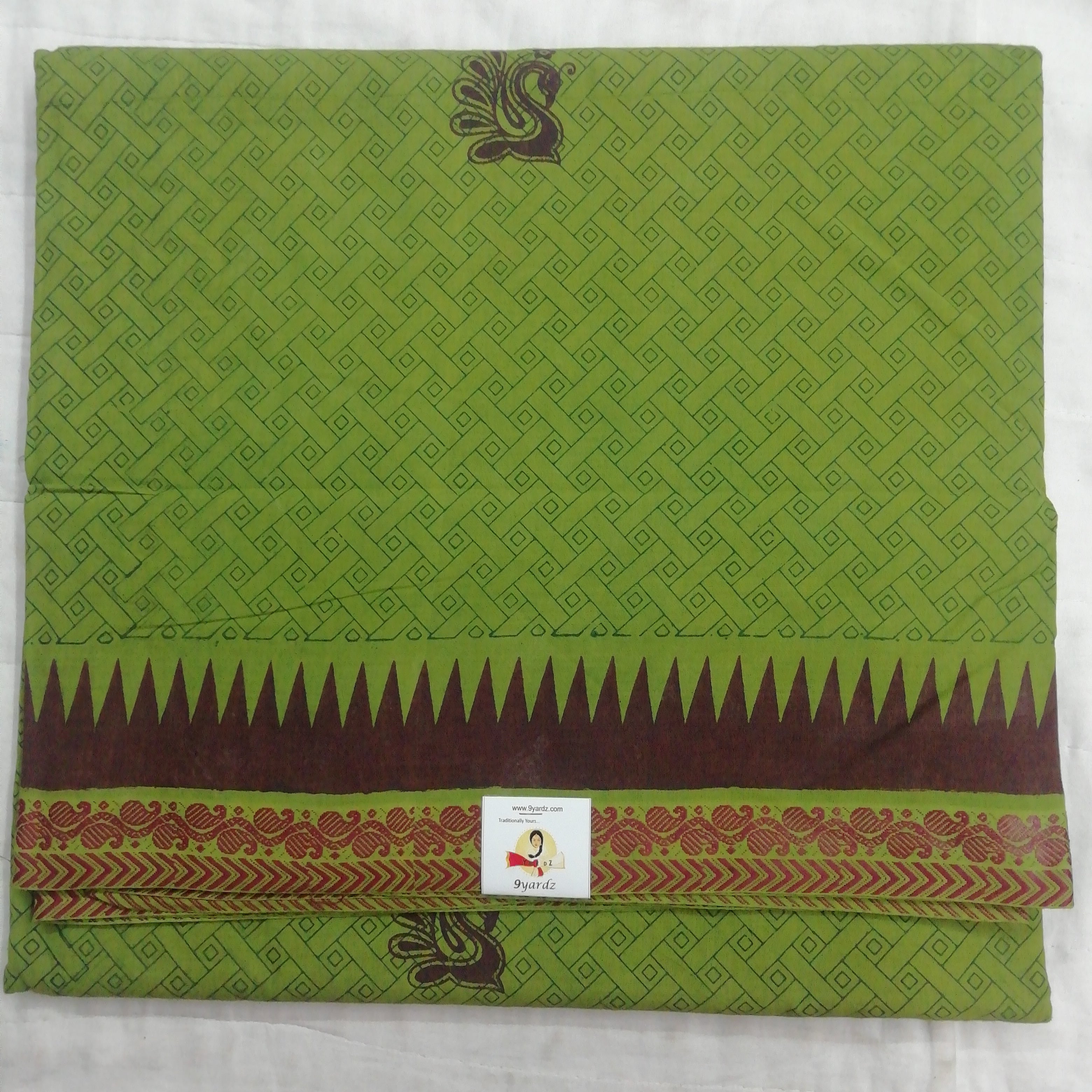 Sungudi cotton 10.5 yards madisar