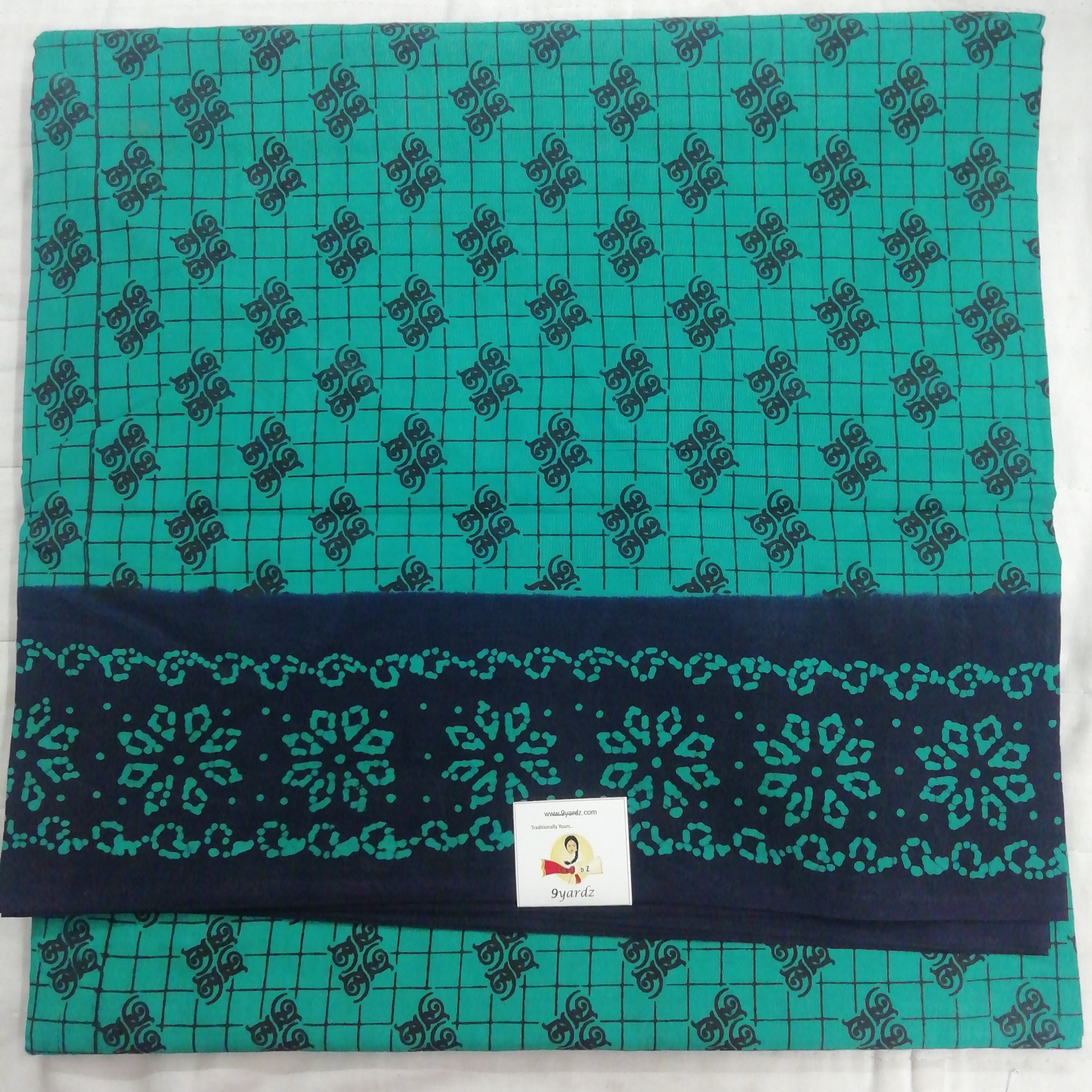 Sungudi cotton 10.5 yards madisar