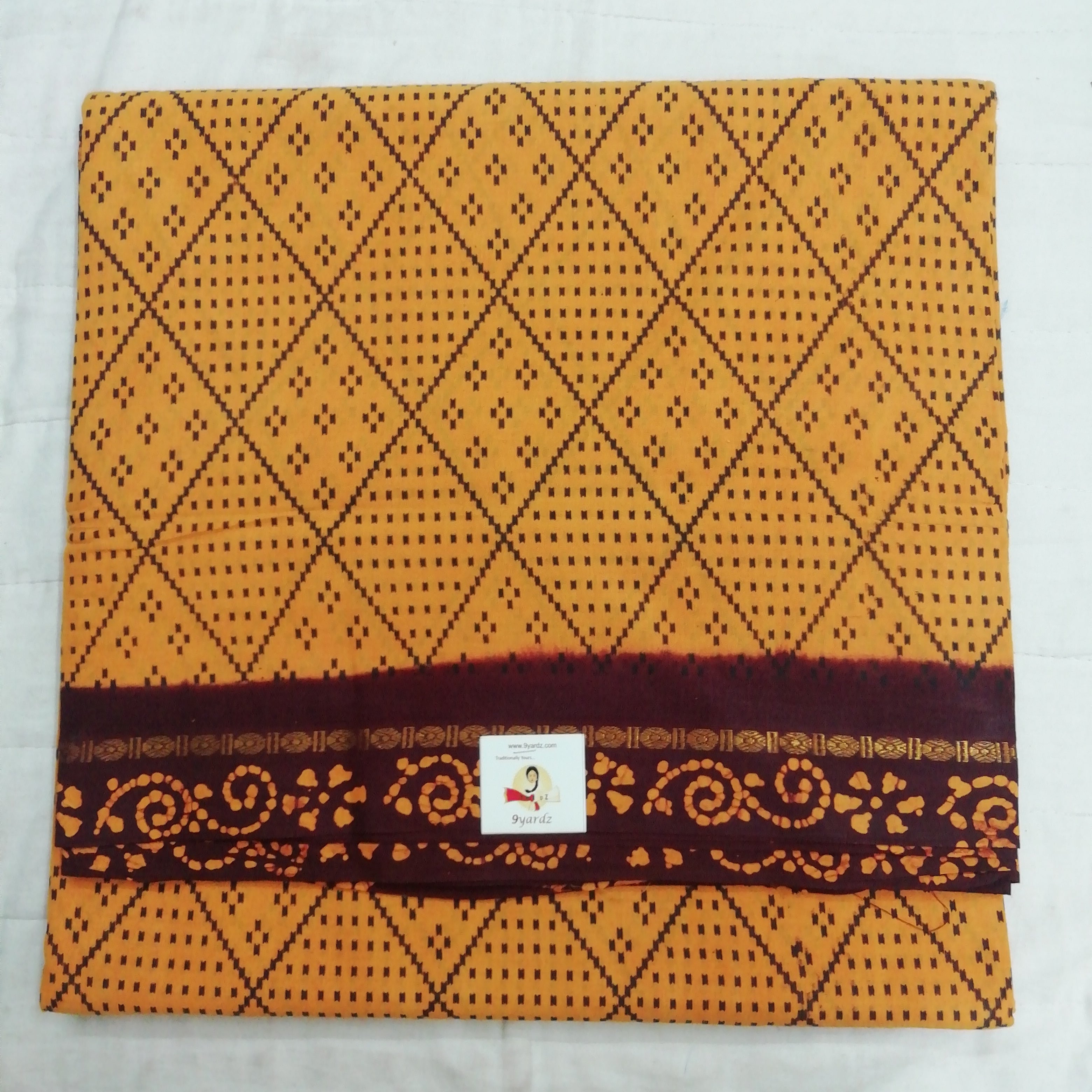 Sungudi cotton 10.5 yards madisar