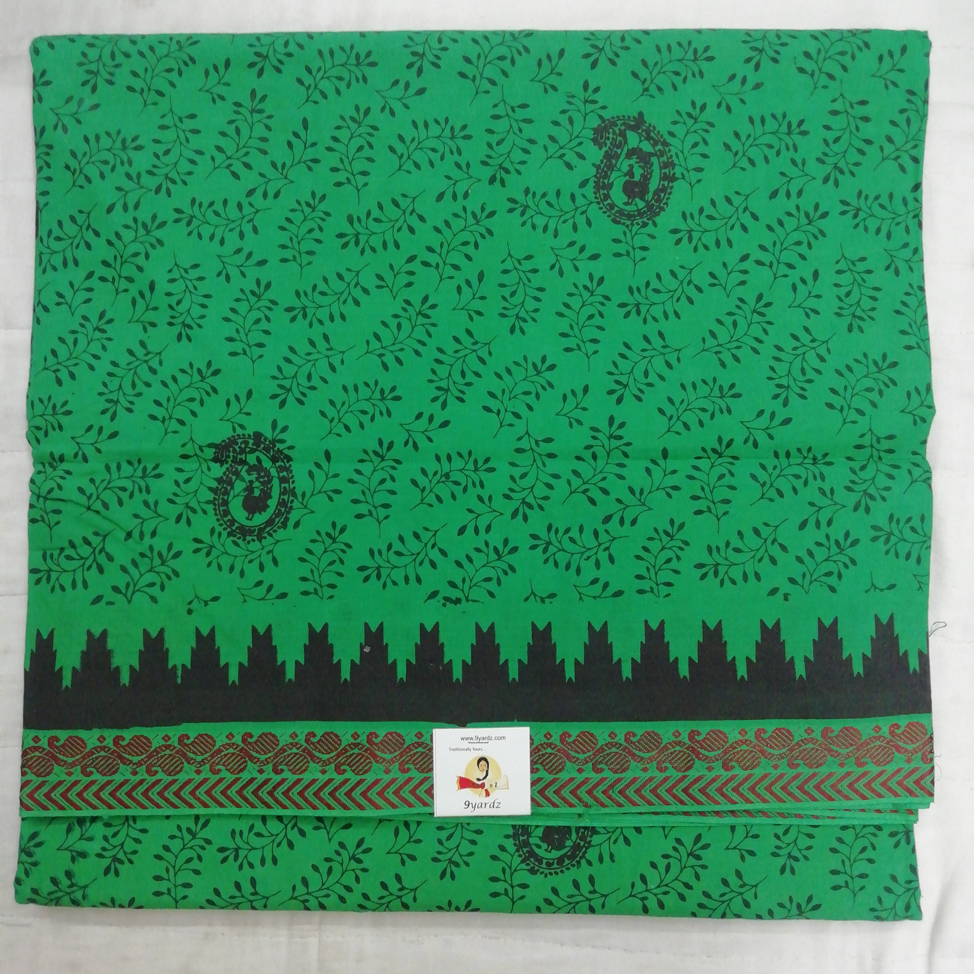 Sungudi cotton 10.5 yards madisar