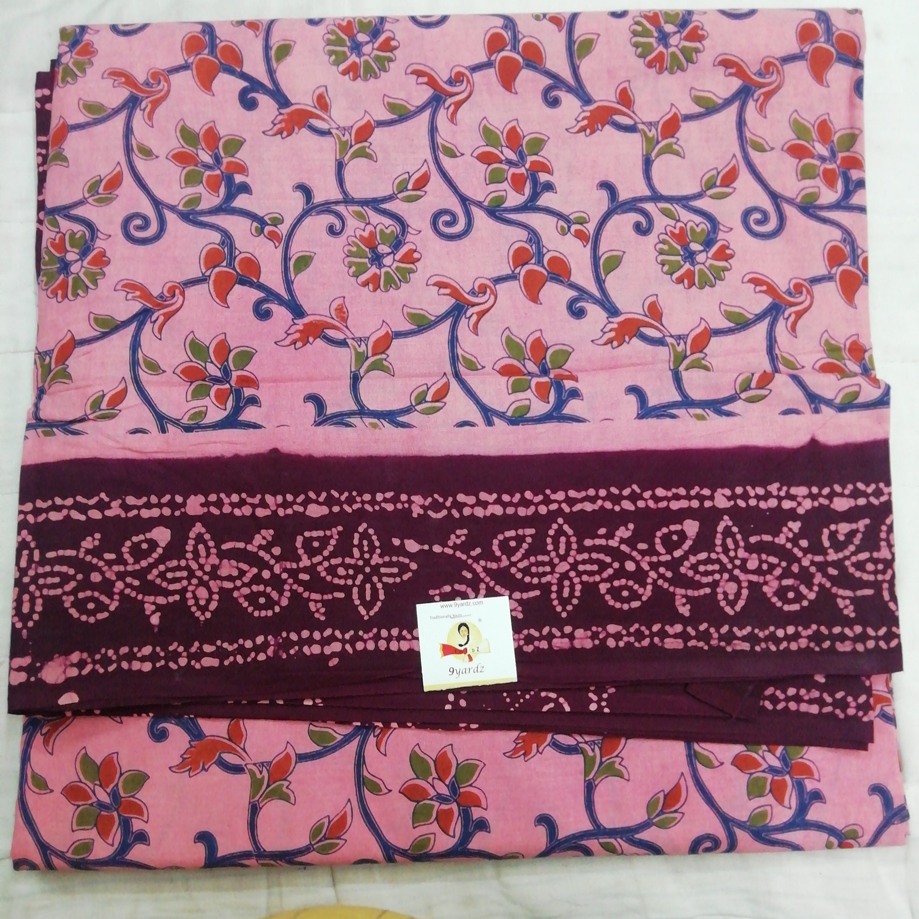 Sungudi cotton 10.5 yards madisar
