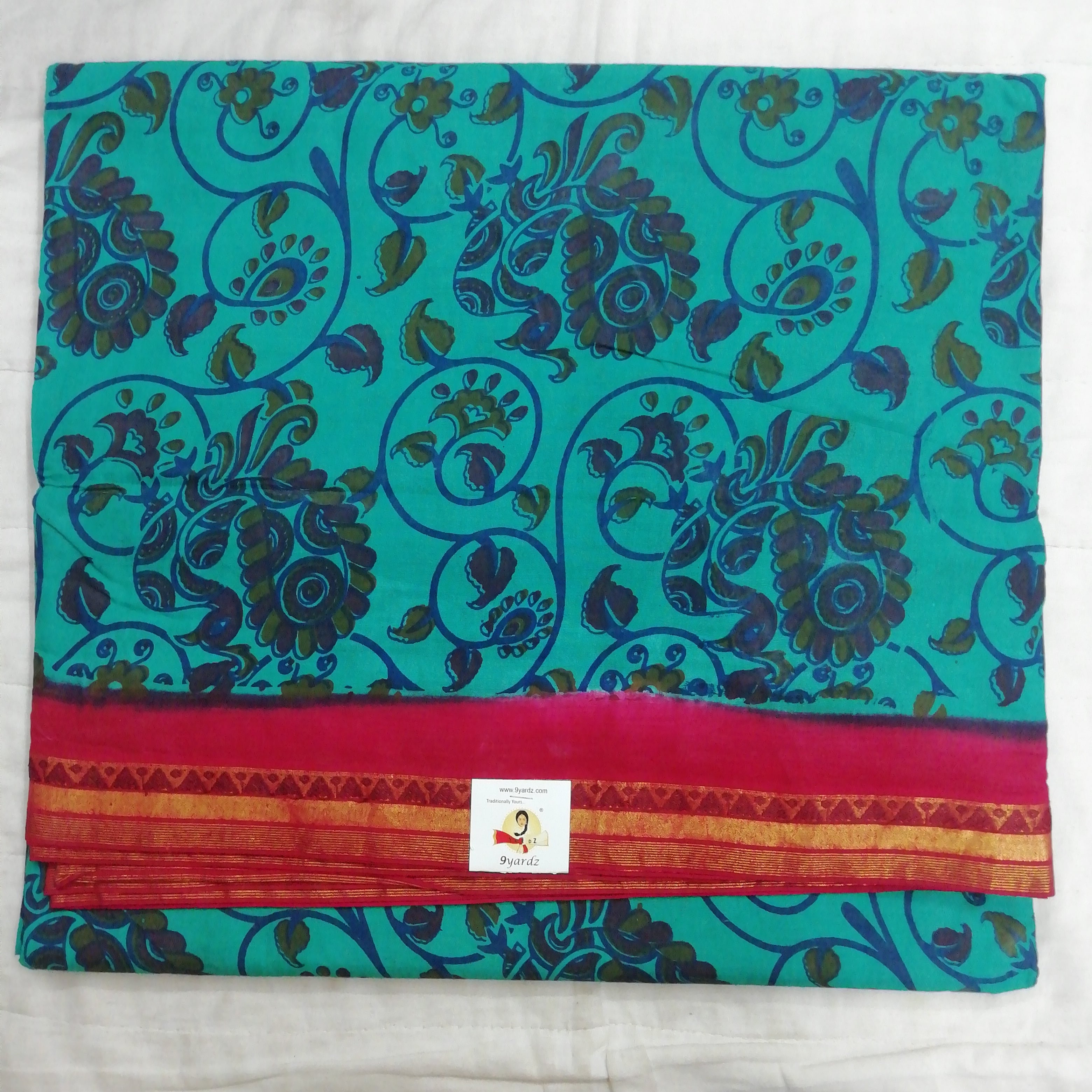 Sungudi cotton 10.5 yards madisar
