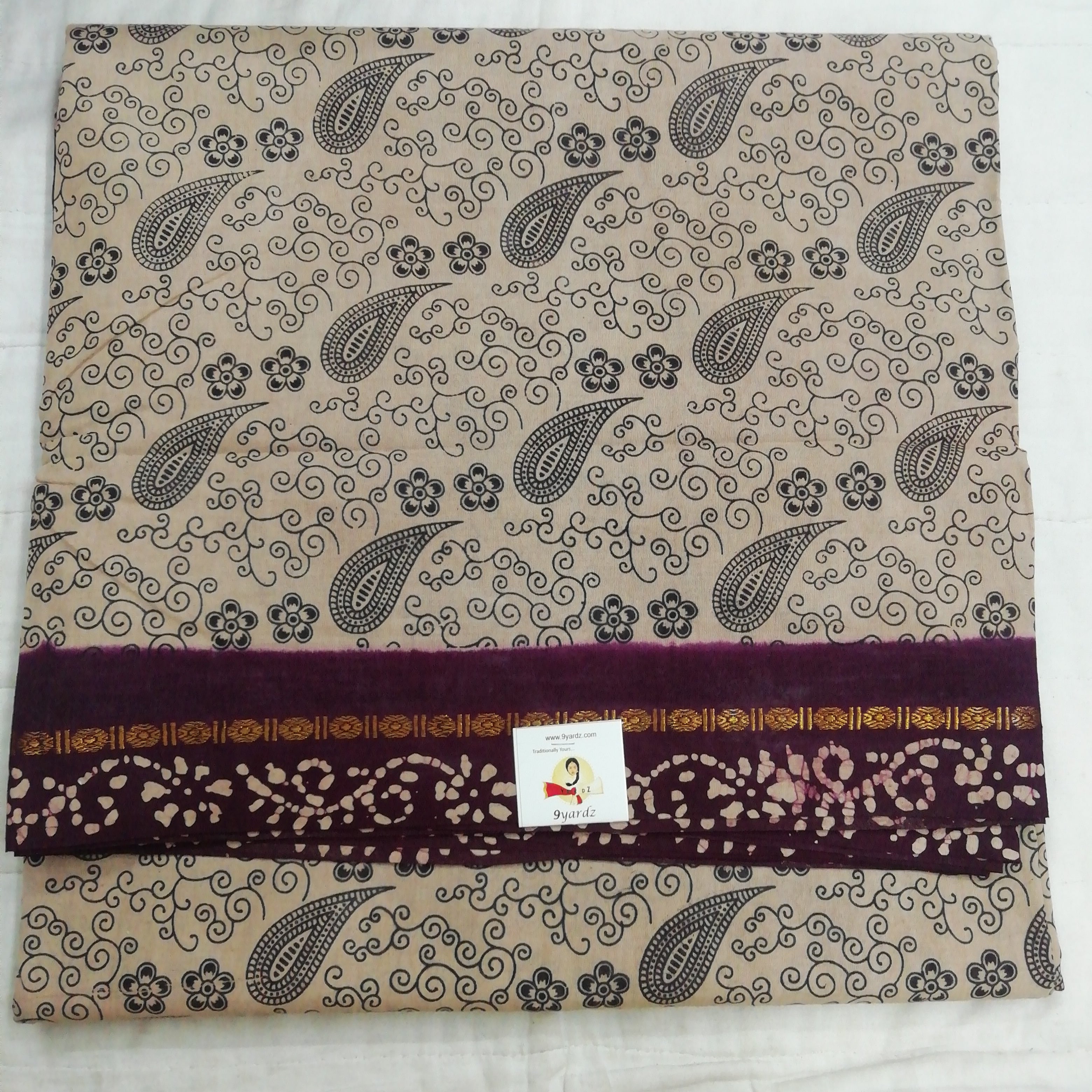 Sungudi cotton 10.5 yards madisar