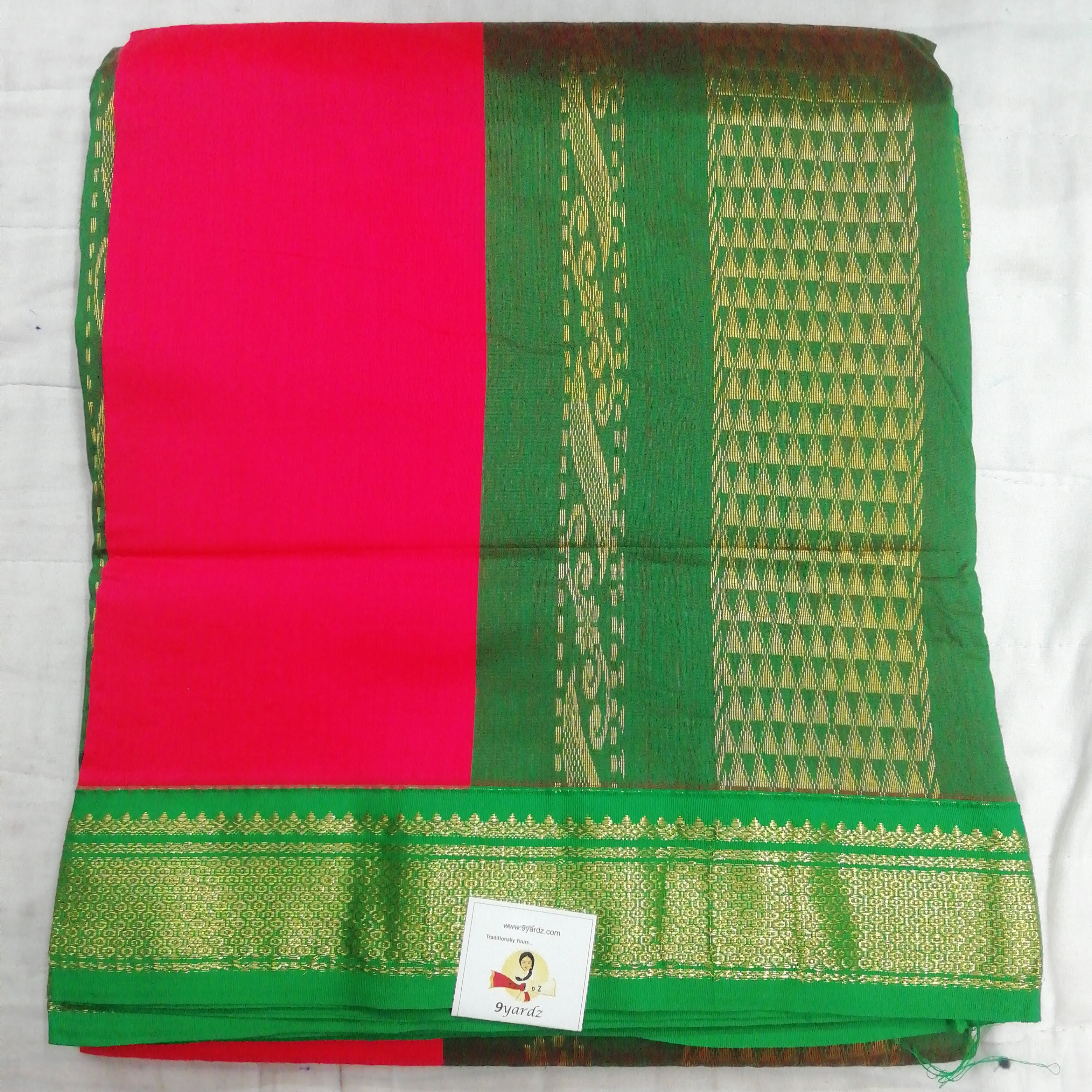Kalyani Cotton 9 metres/ 10 yards approx madisar