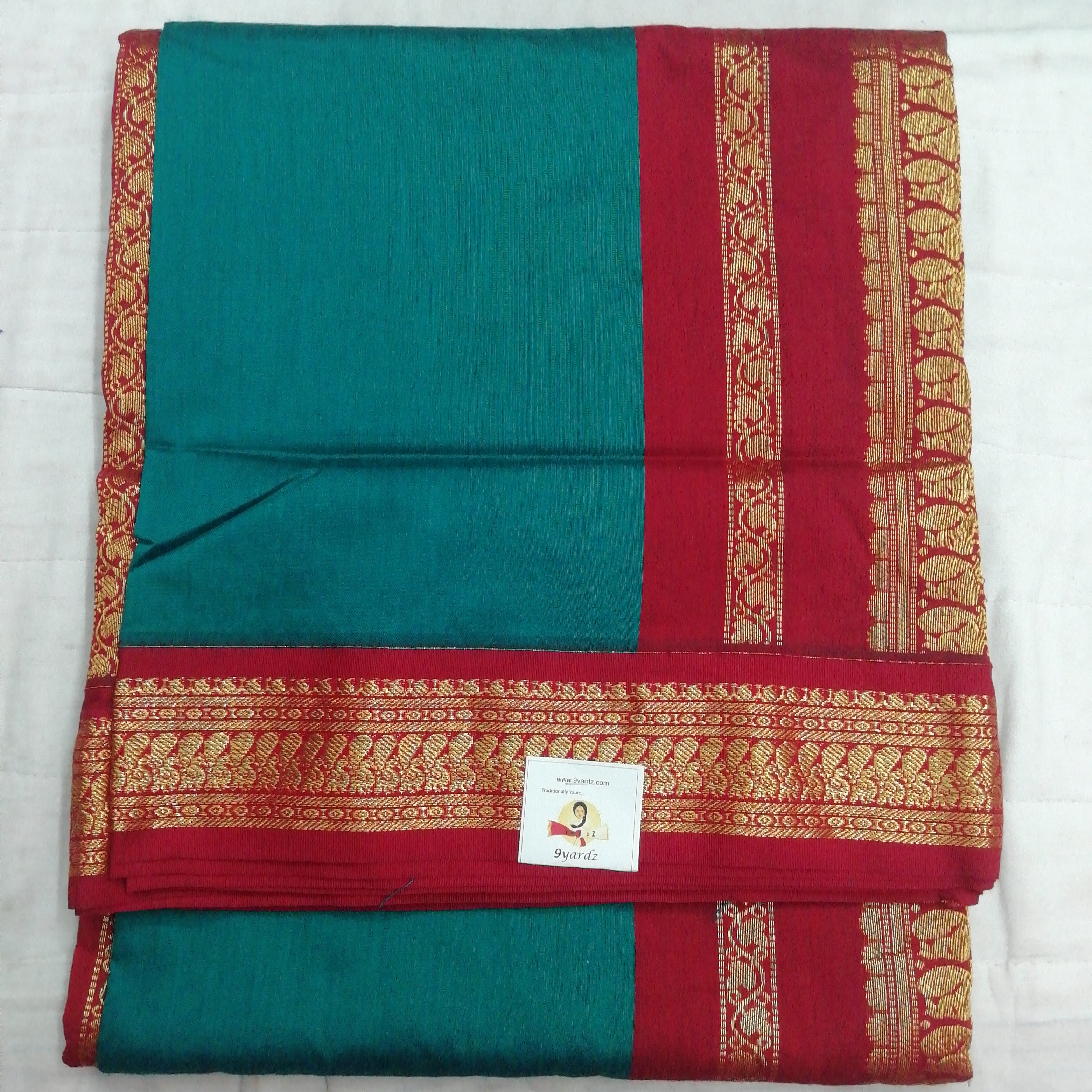 Kalyani Cotton 9 metres/ 10 yards approx madisar