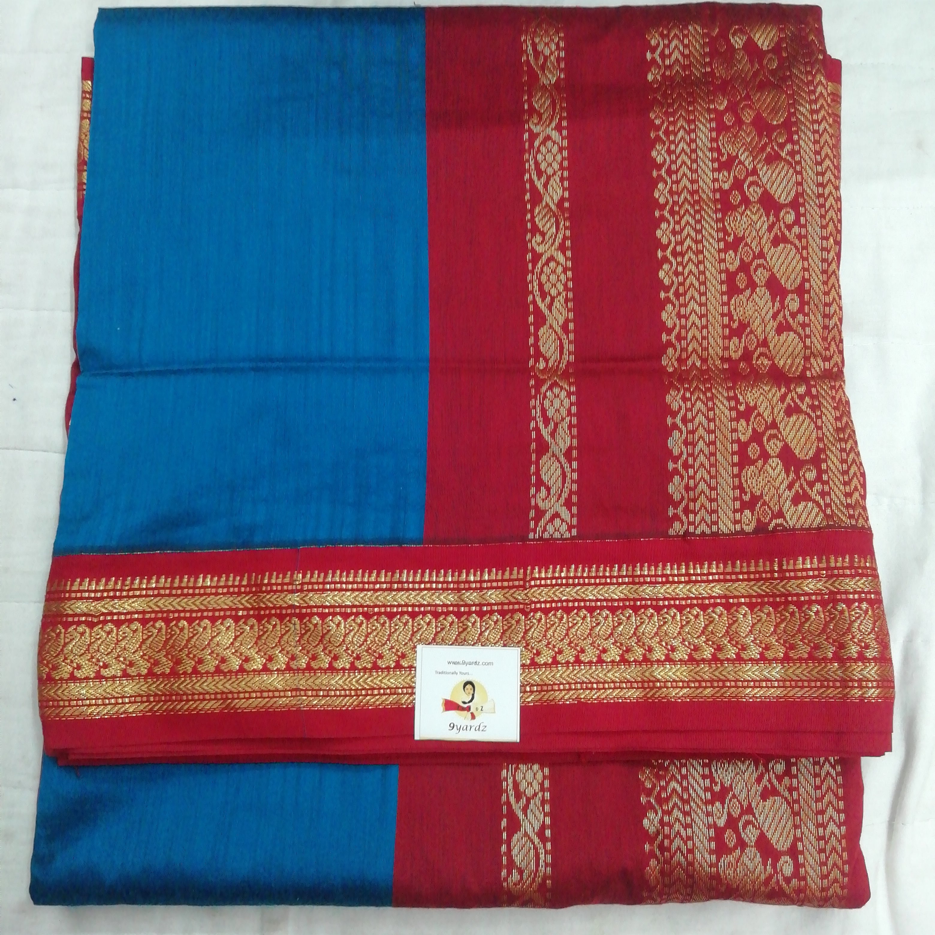 Kalyani Cotton 9 metres/ 10 yards approx madisar