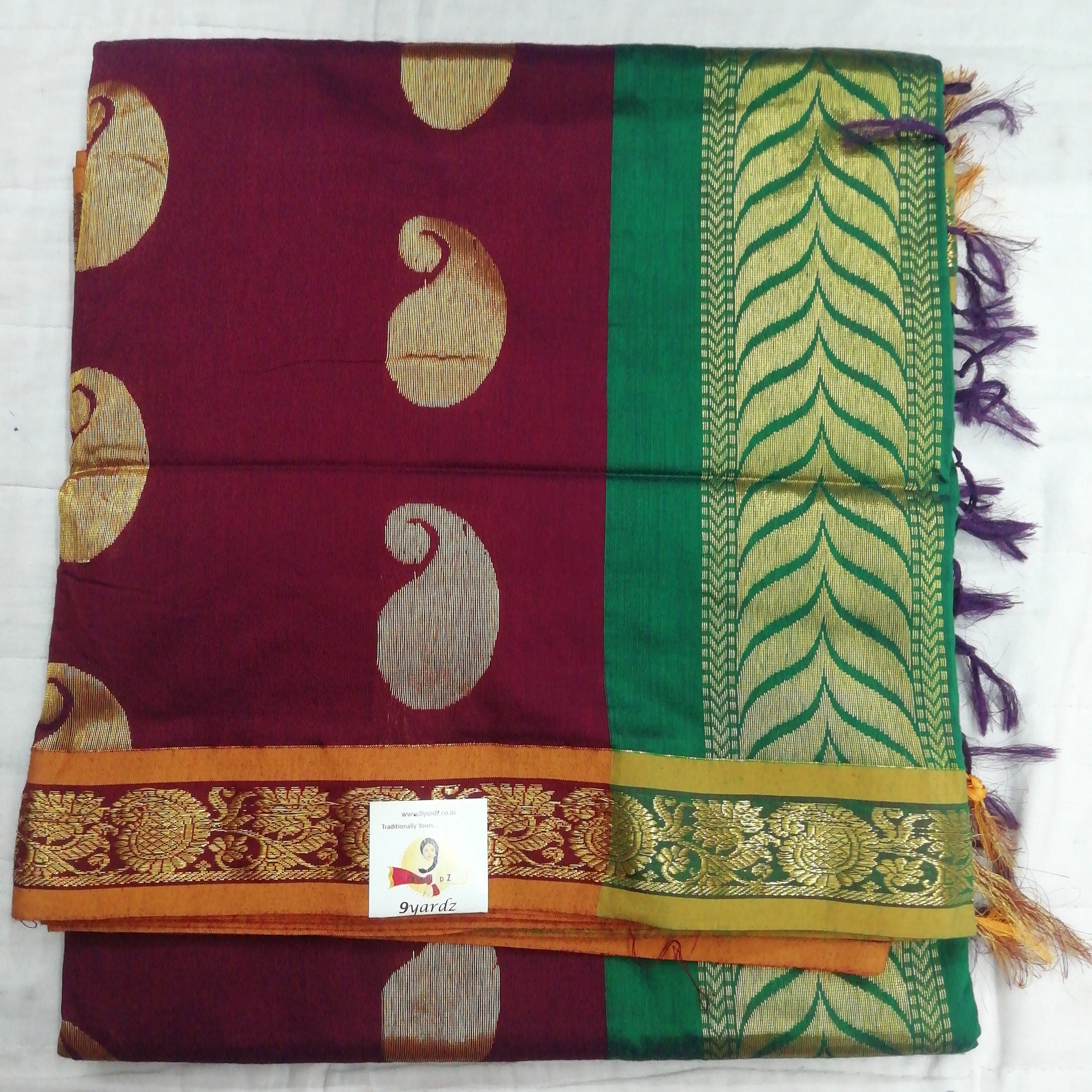 Kalyani Cotton 9 metres/ 10 yards approx madisar