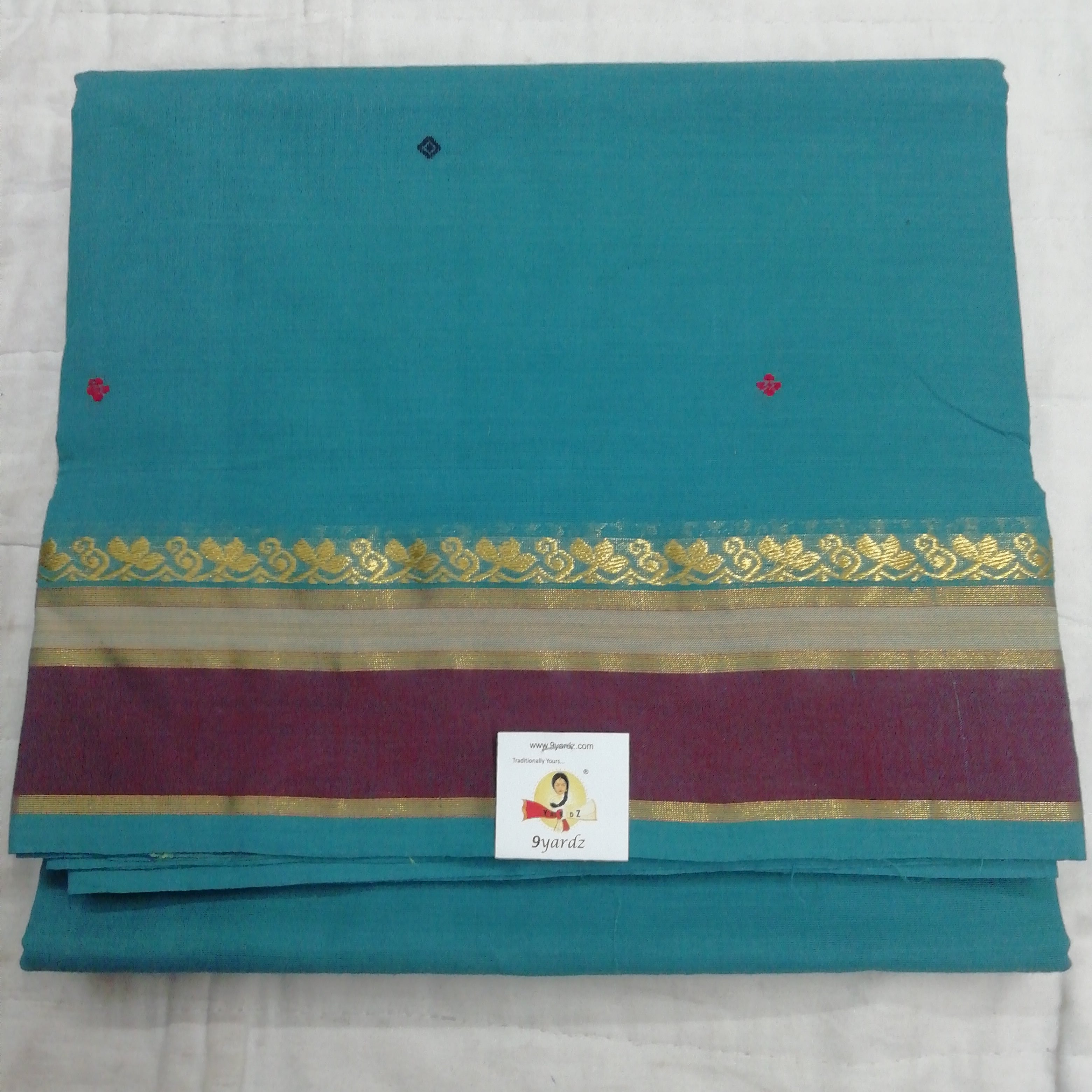 Chettinadu / Karaikudi cotton 8 metres saree