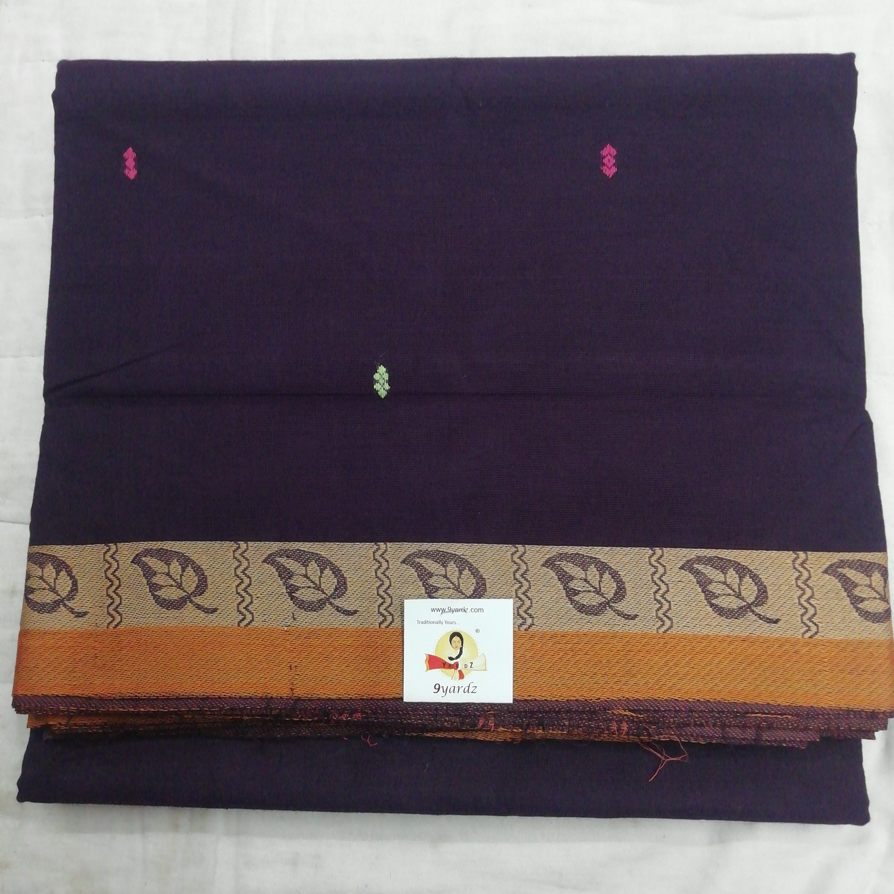 Chettinadu / Karaikudi cotton 8 metres saree