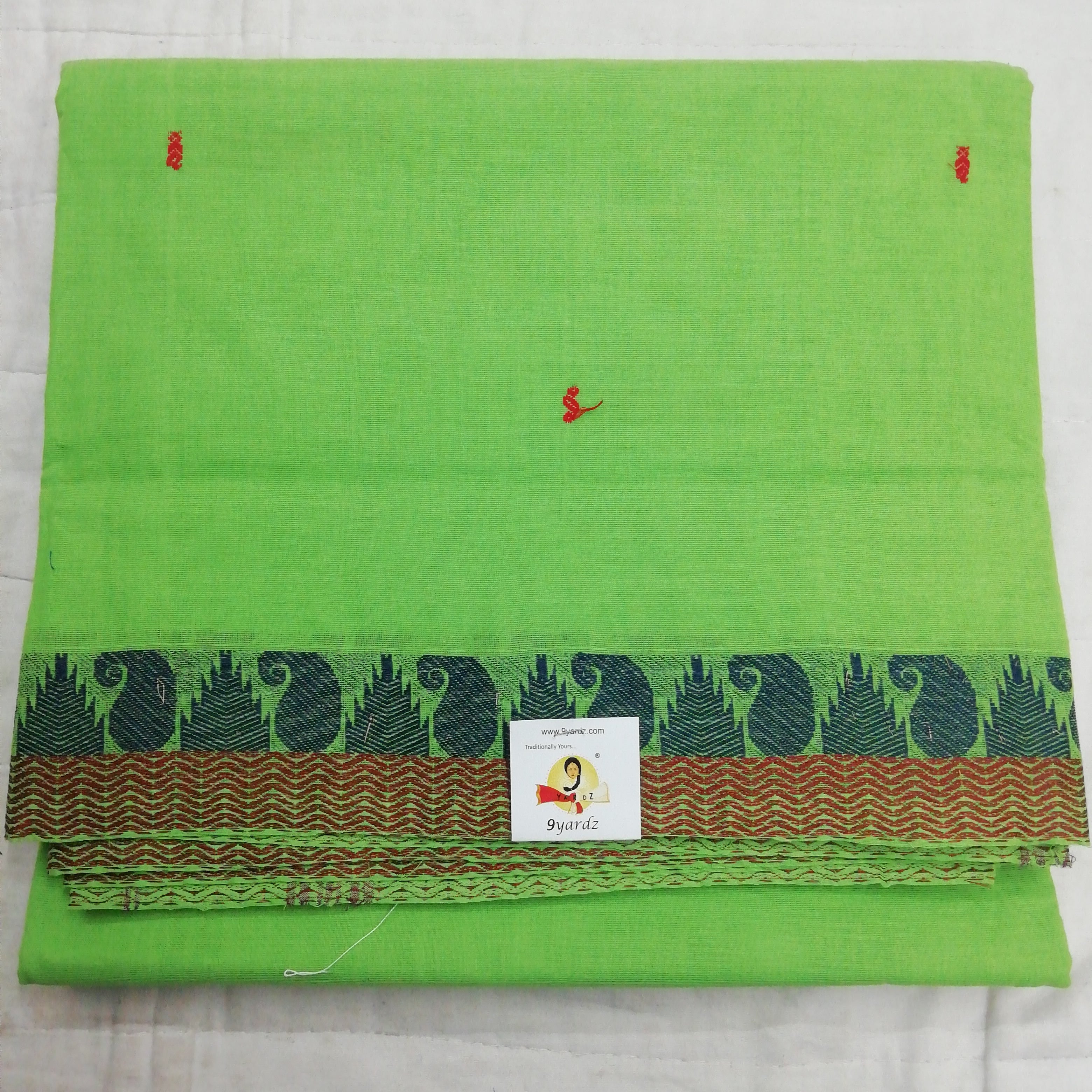 Chettinadu / Karaikudi cotton 8 metres saree