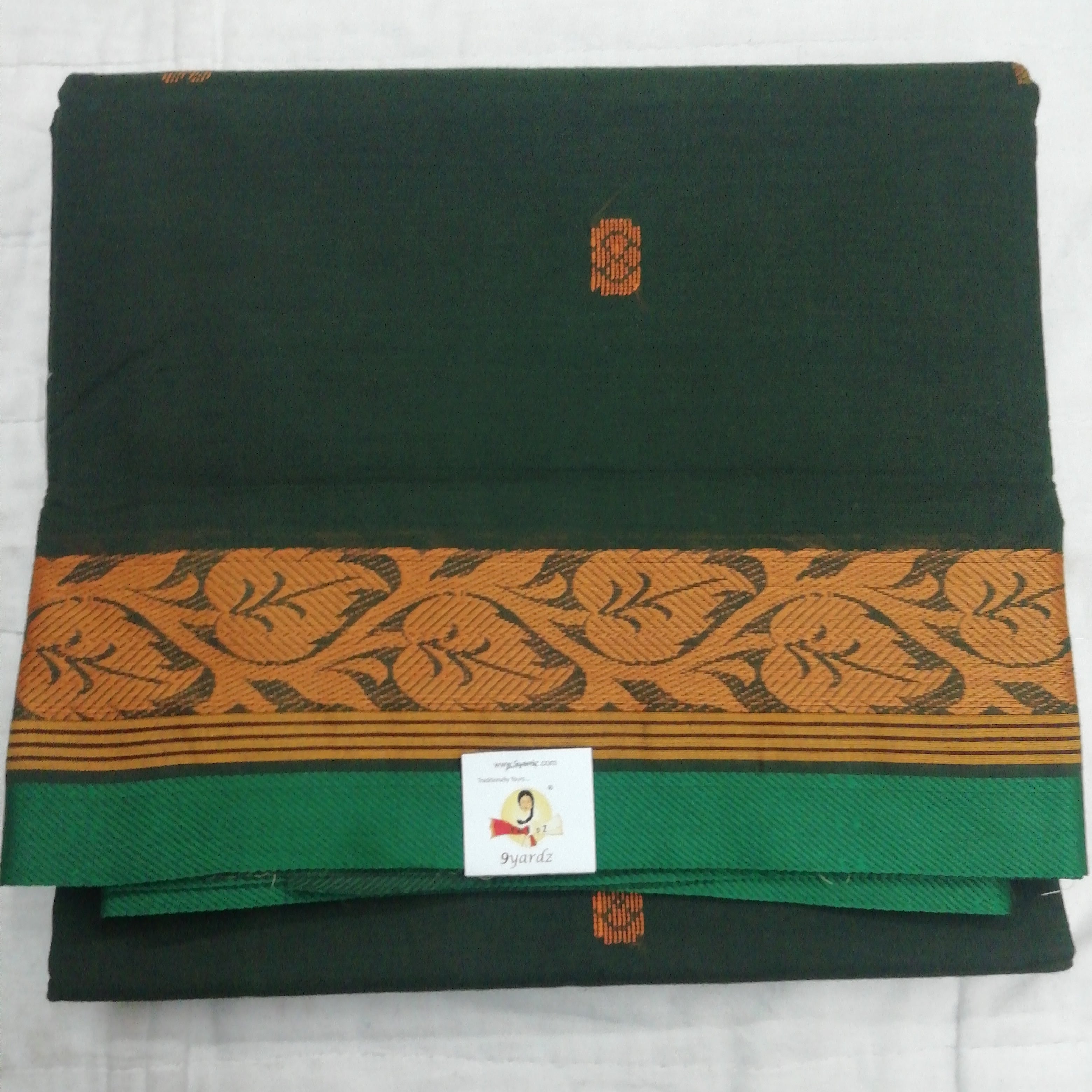 Chettinadu / Karaikudi cotton 8 metres saree