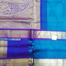 Load image into Gallery viewer, Pure silk cotton- embossed, Reverse Pallu 10 yards madisar