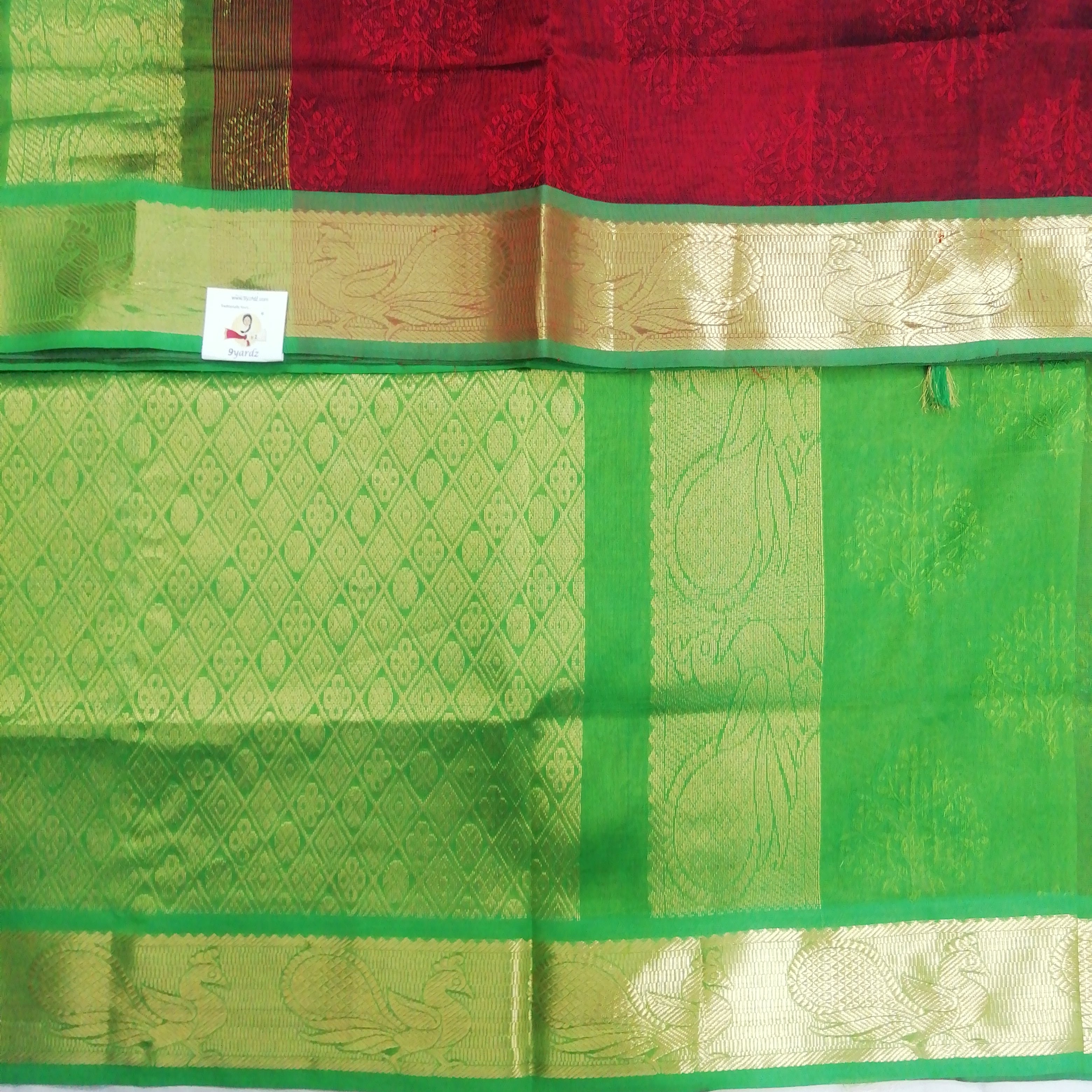 Rich Pallu Silk Cotton 6yardz
