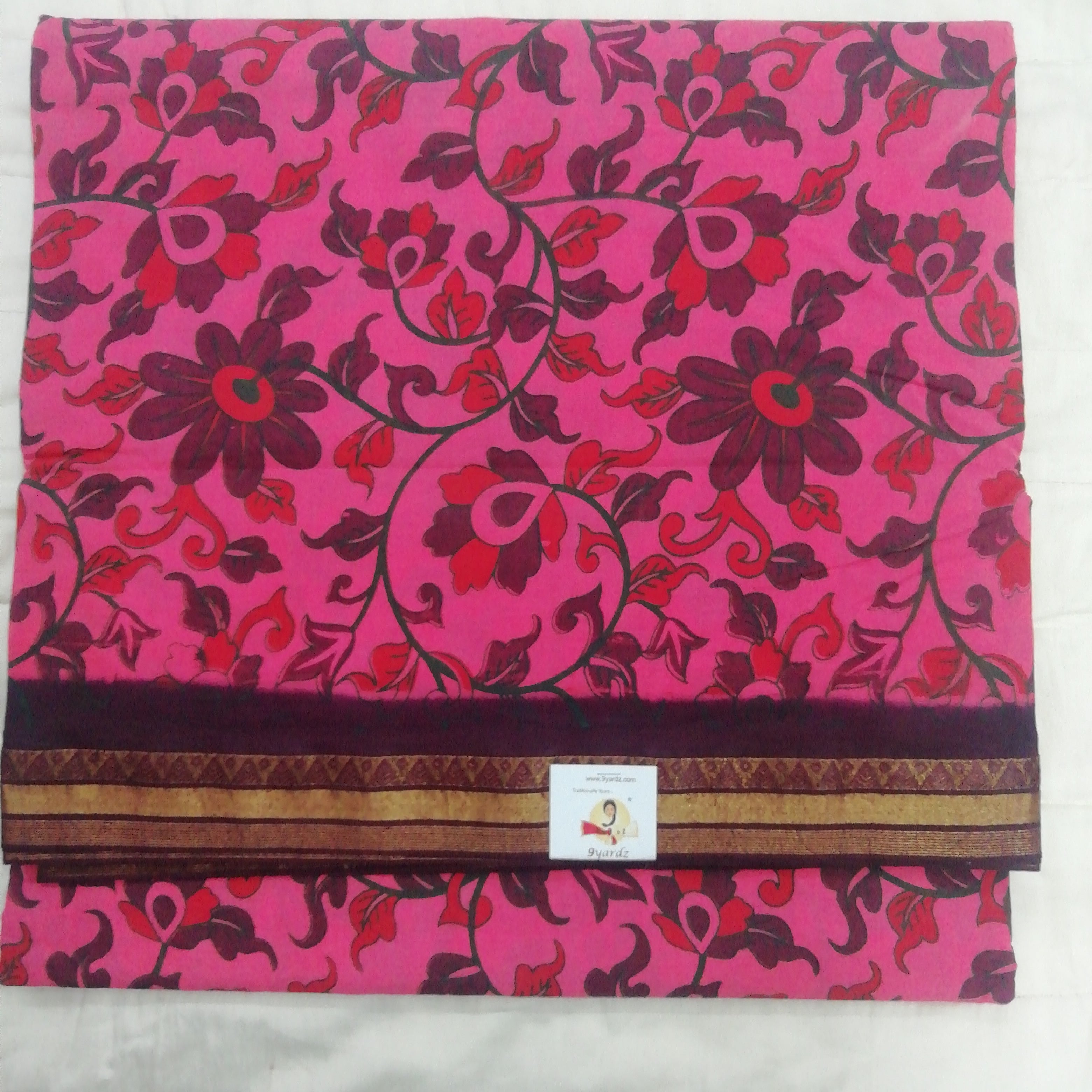 Colour Kalamkari Design- 10.5 yards