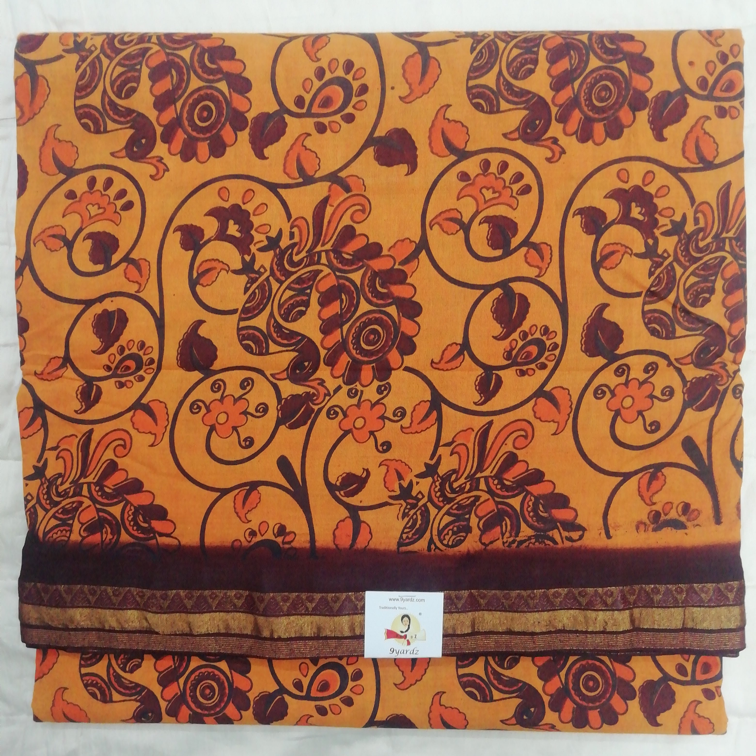 Colour Kalamkari Design- 10.5 yards