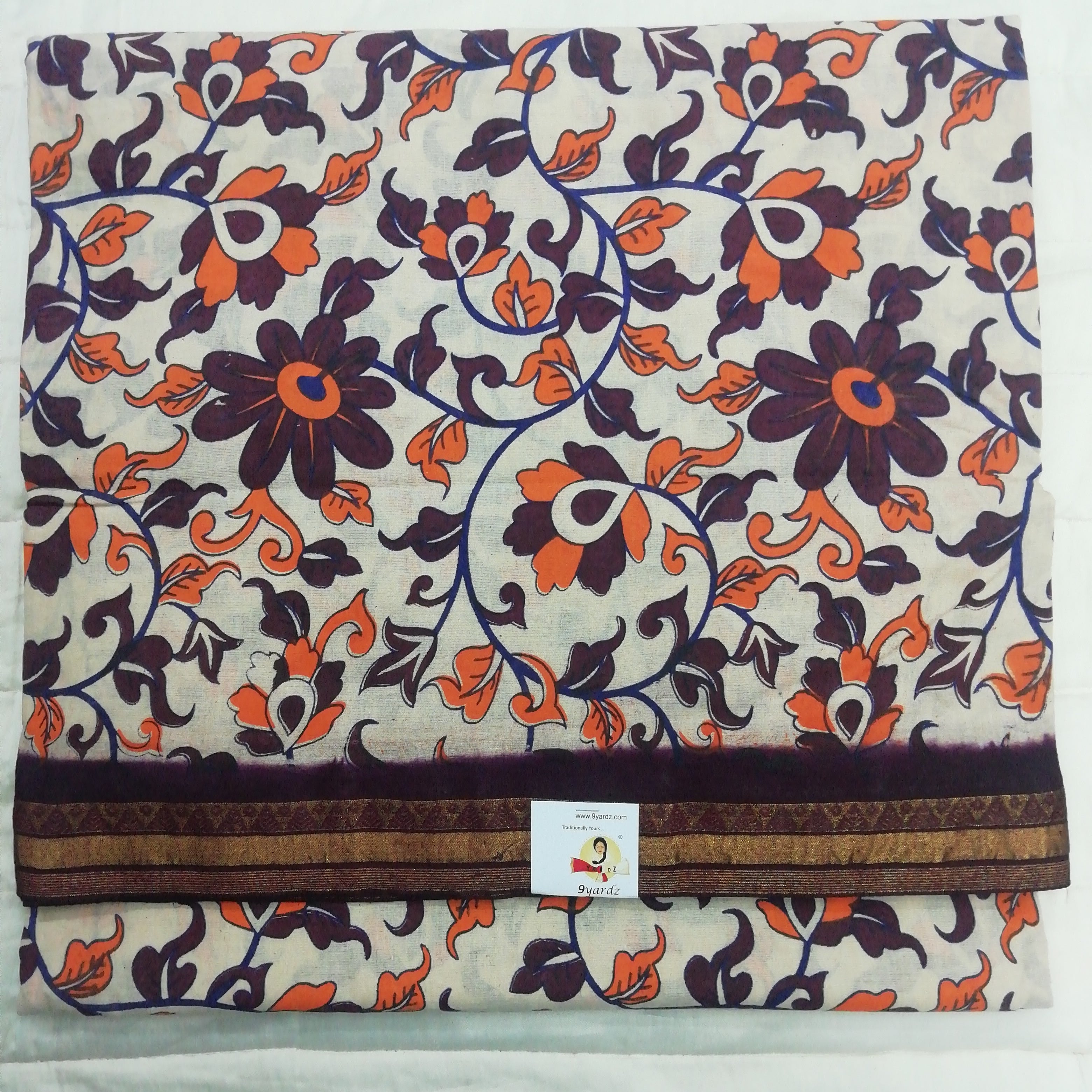 Colour Kalamkari Design- 10.5 yards