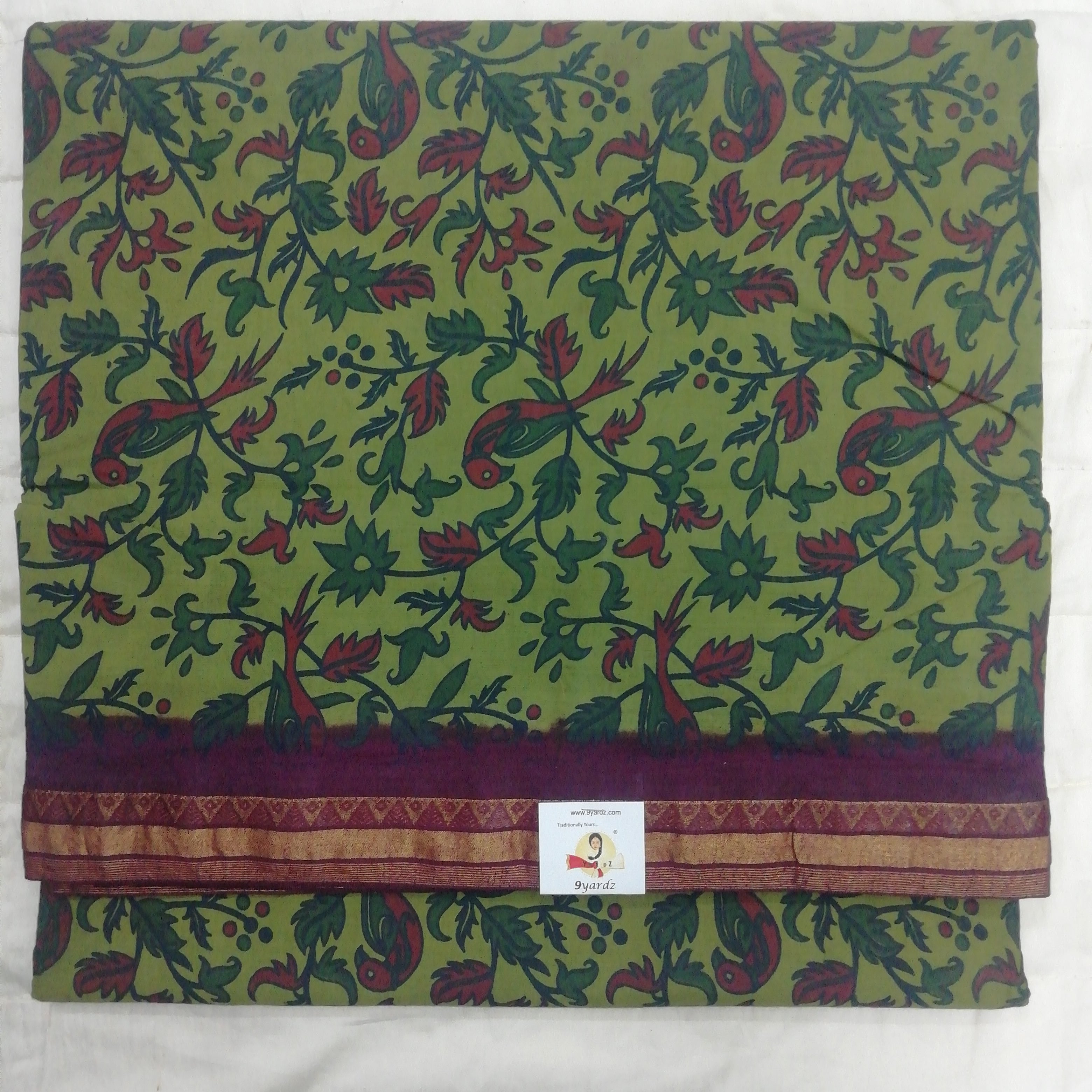 Colour Kalamkari Design- 10.5 yards