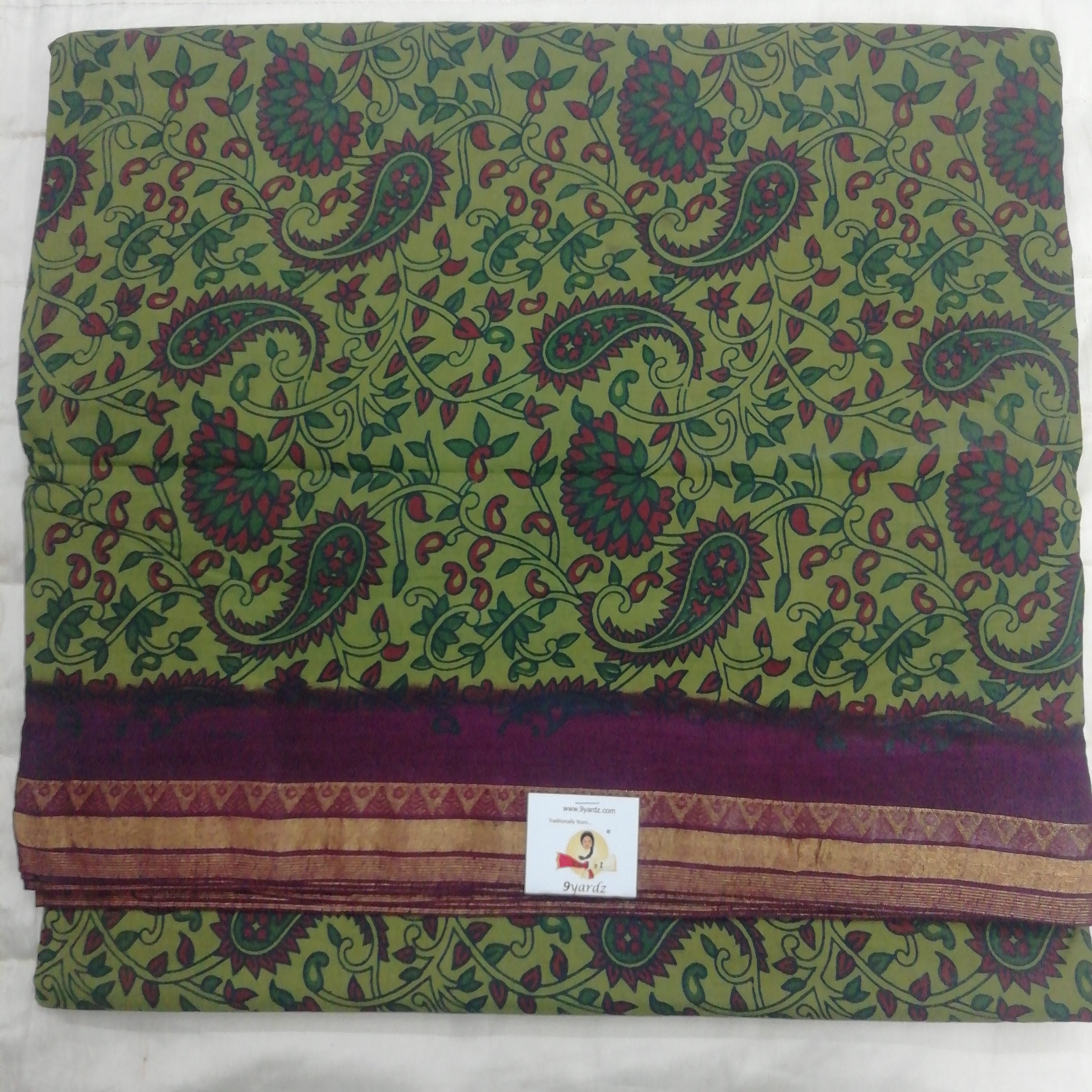 Colour Kalamkari Design- 10.5 yards