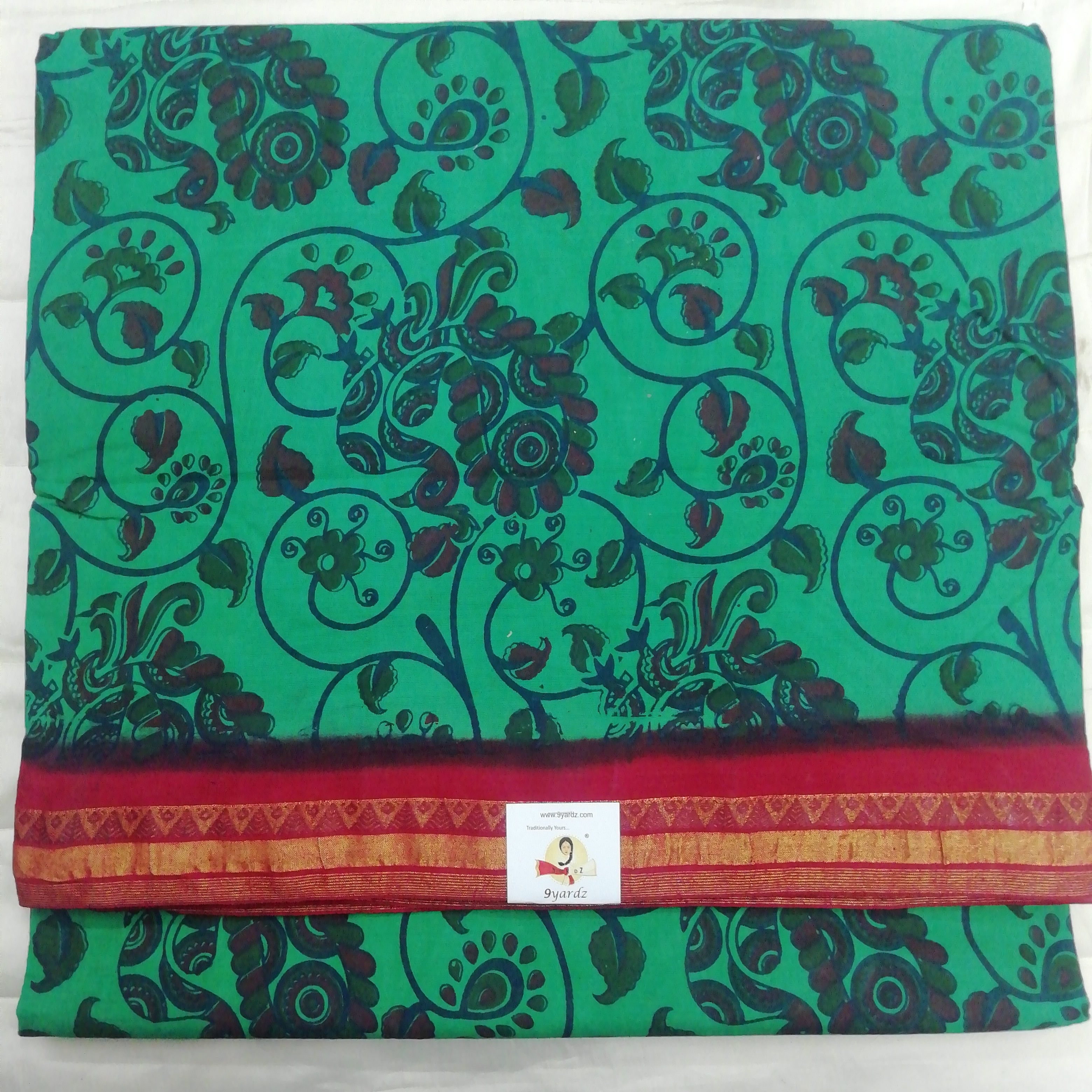 Colour Kalamkari Design- 10.5 yards