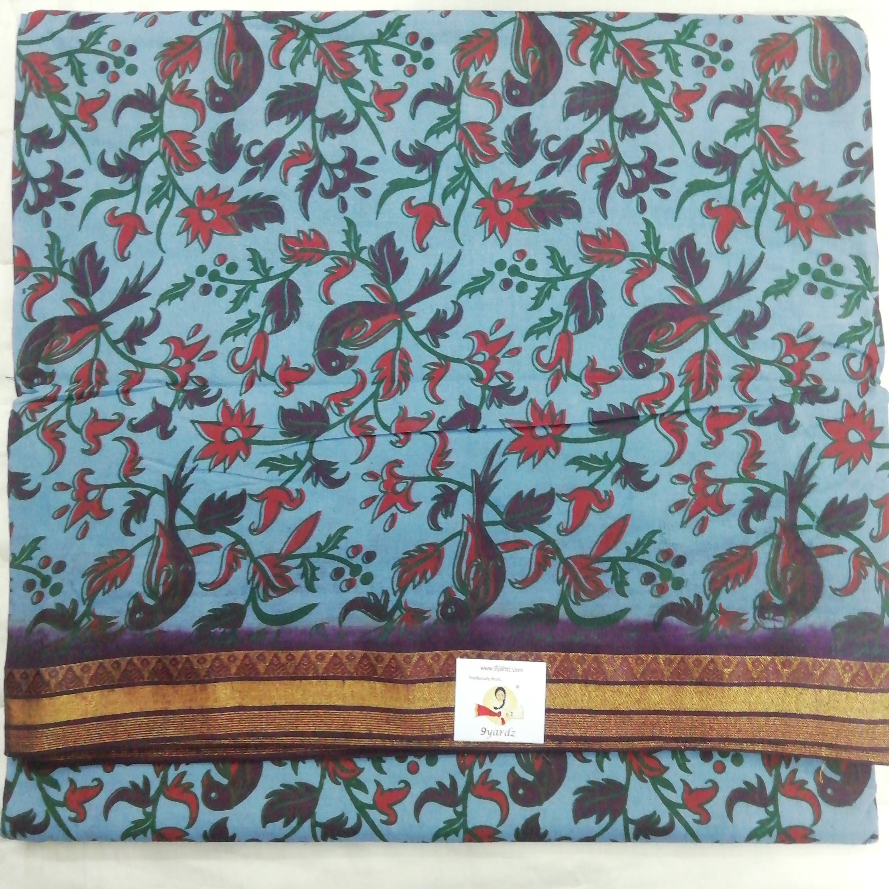 Colour Kalamkari Design- 10.5 yards