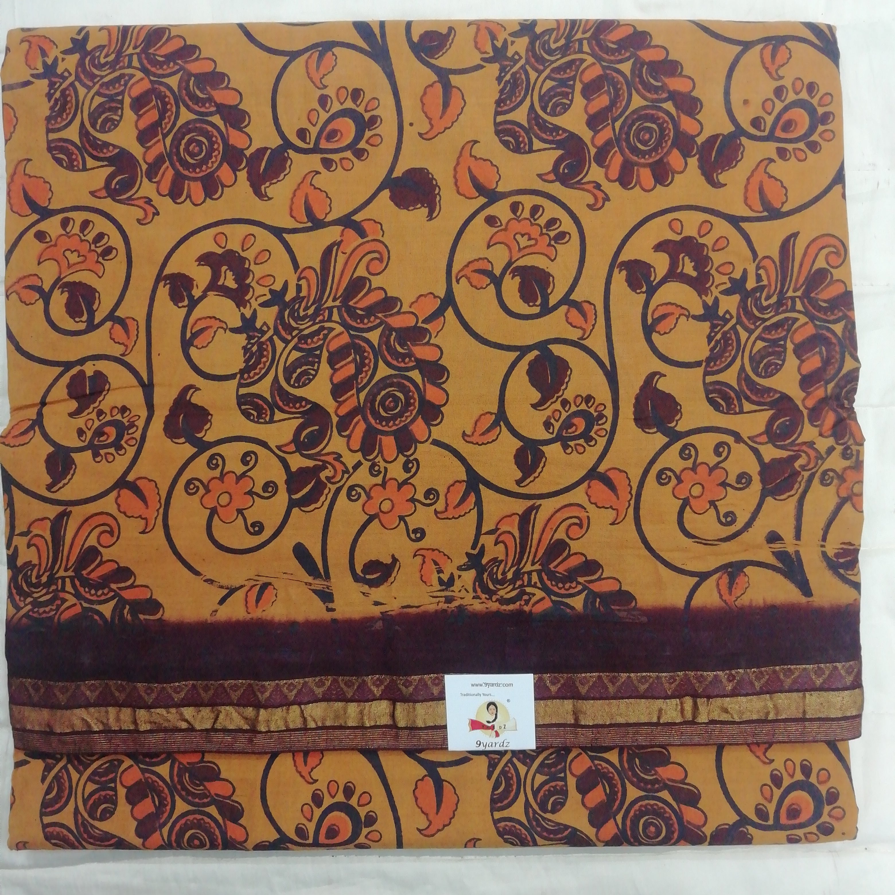 Colour Kalamkari Design- 10.5 yards