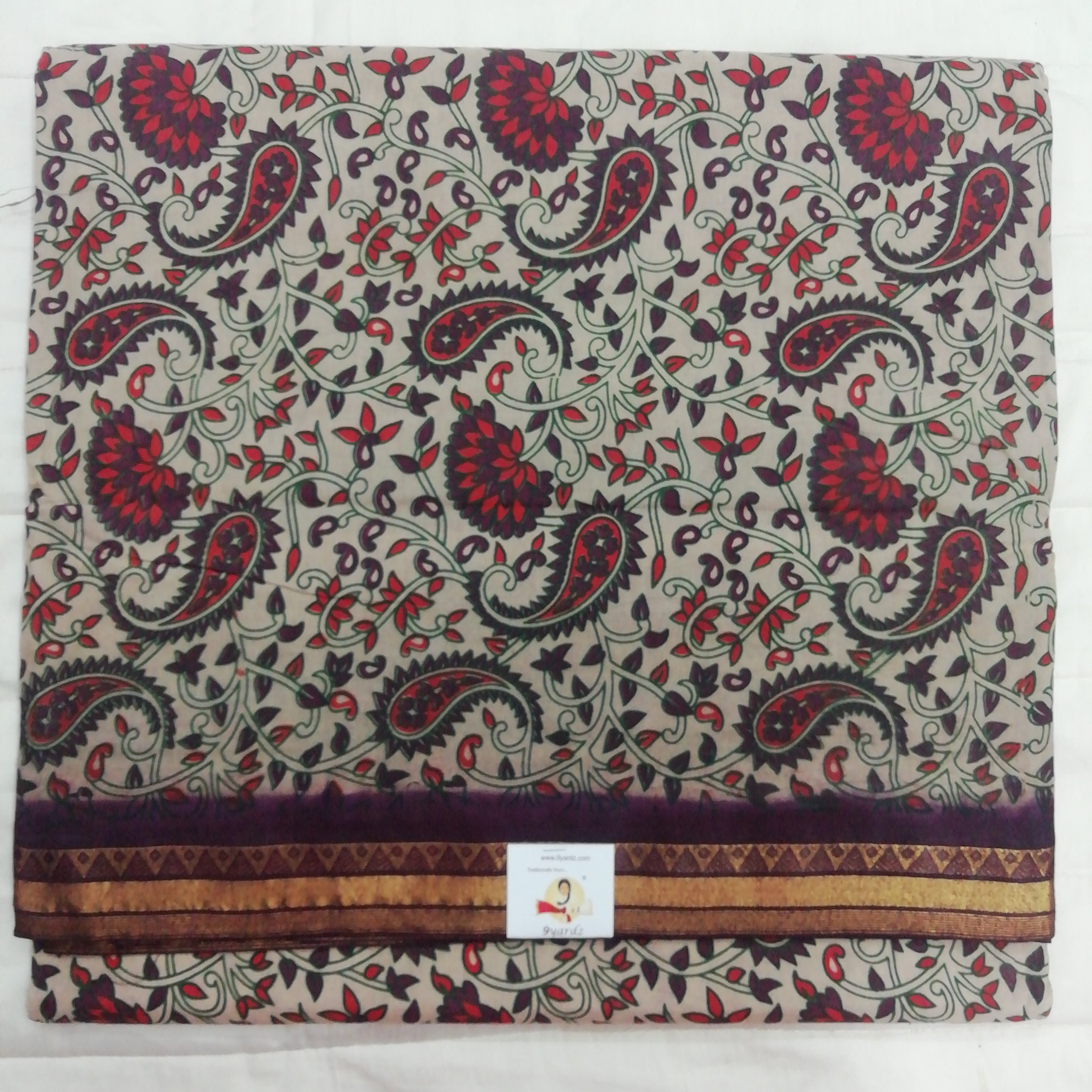 Colour Kalamkari Design- 10.5 yards