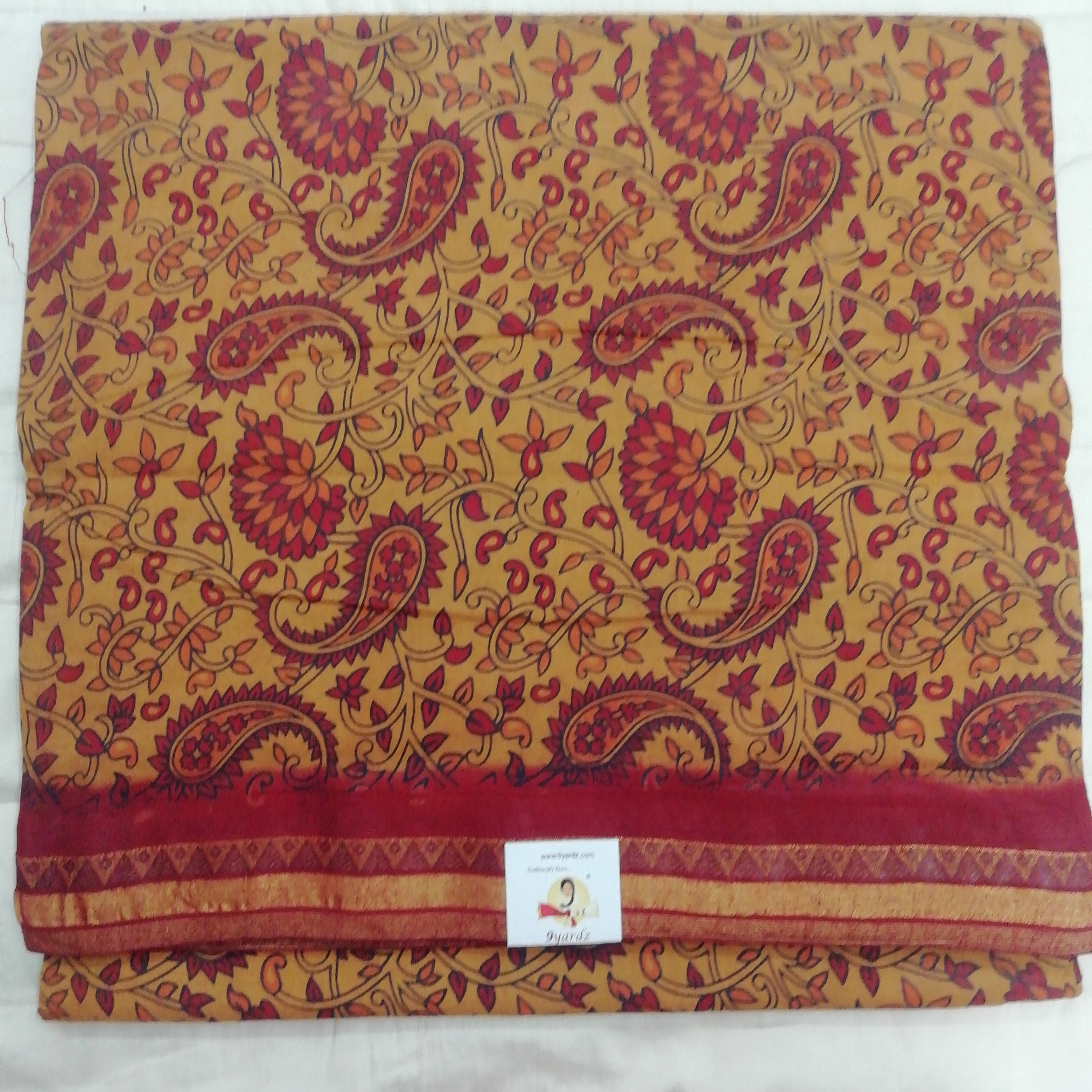 Colour Kalamkari Design- 10.5 yards