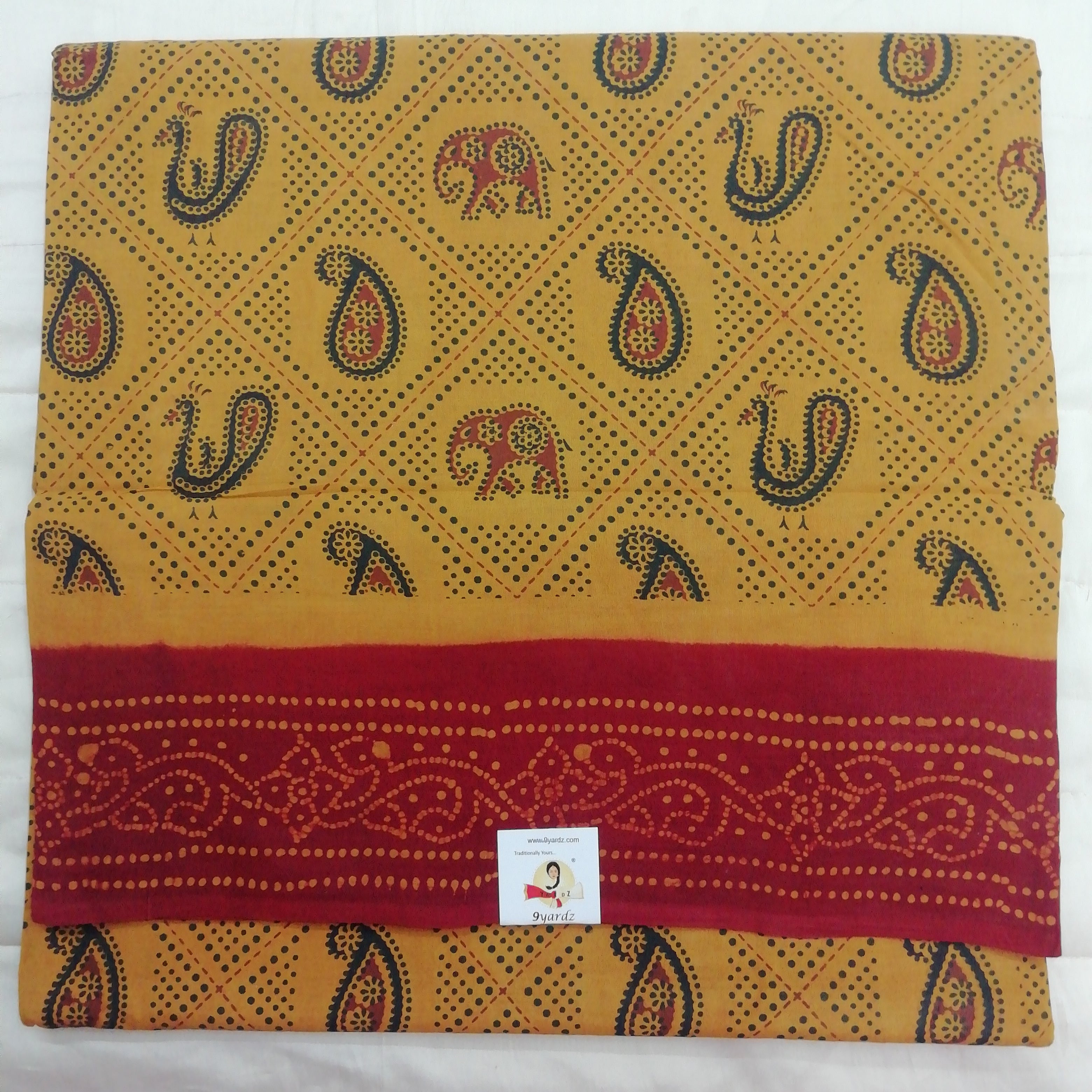 Colour Kalamkari Design- 10.5 yards