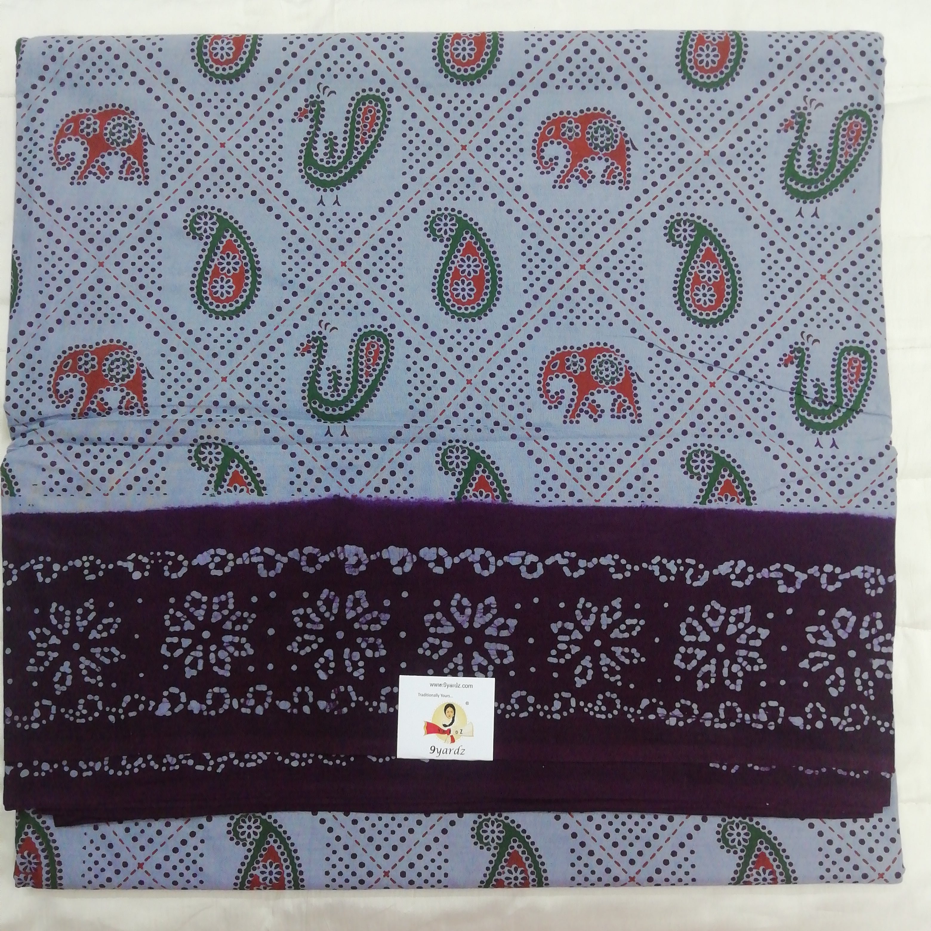 Colour Kalamkari Design- 10.5 yards