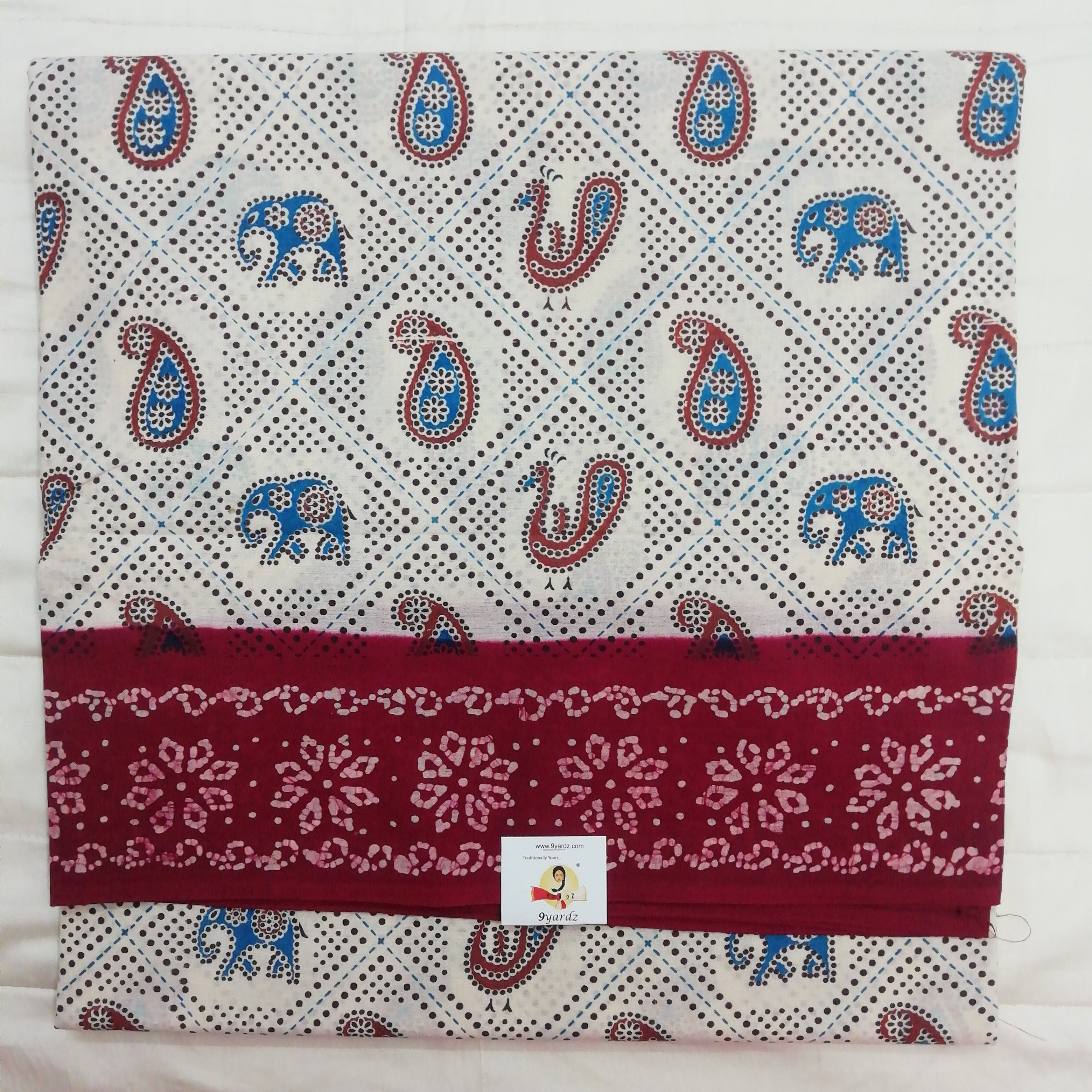 Colour Kalamkari Design- 10.5 yards
