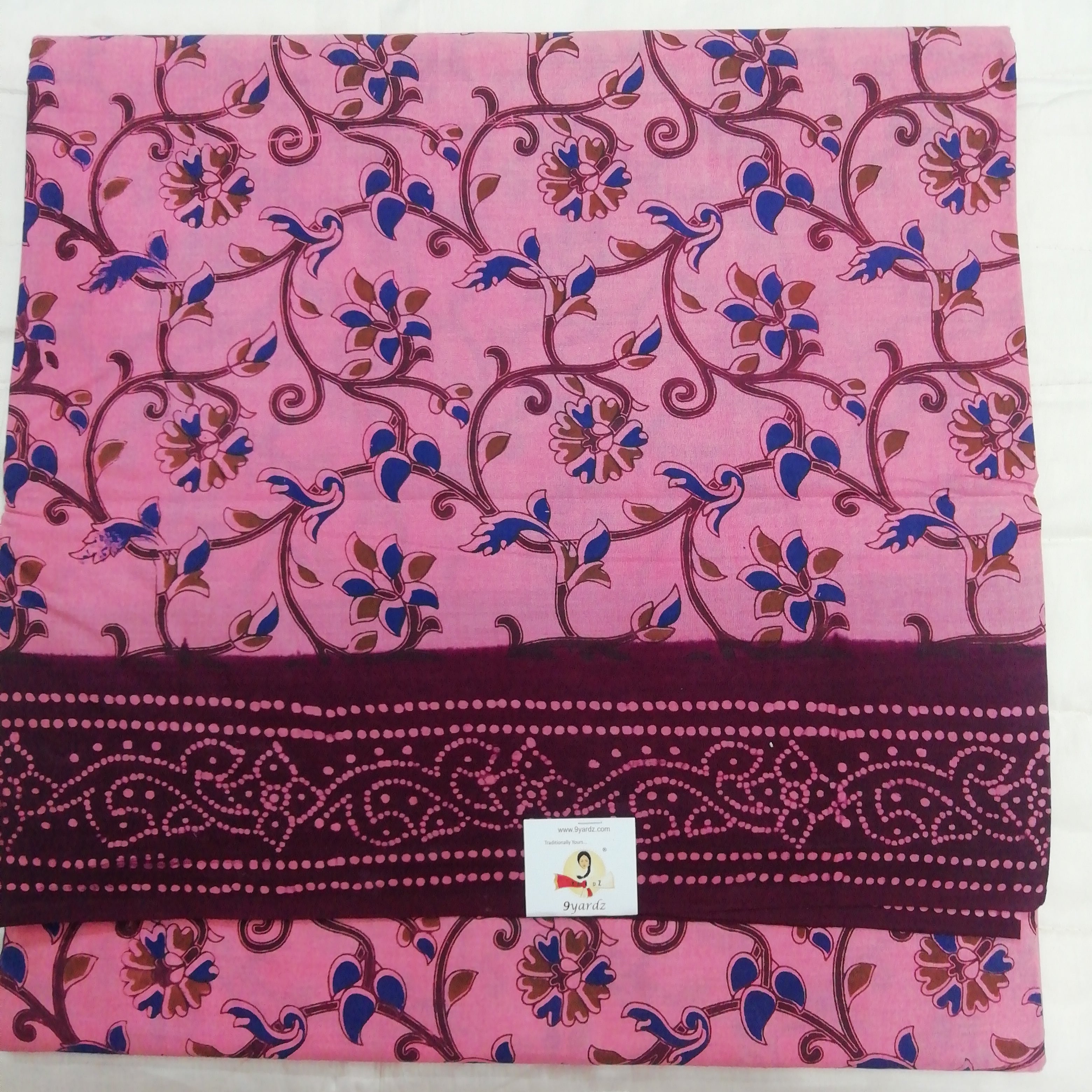 Colour Kalamkari Design- 10.5 yards