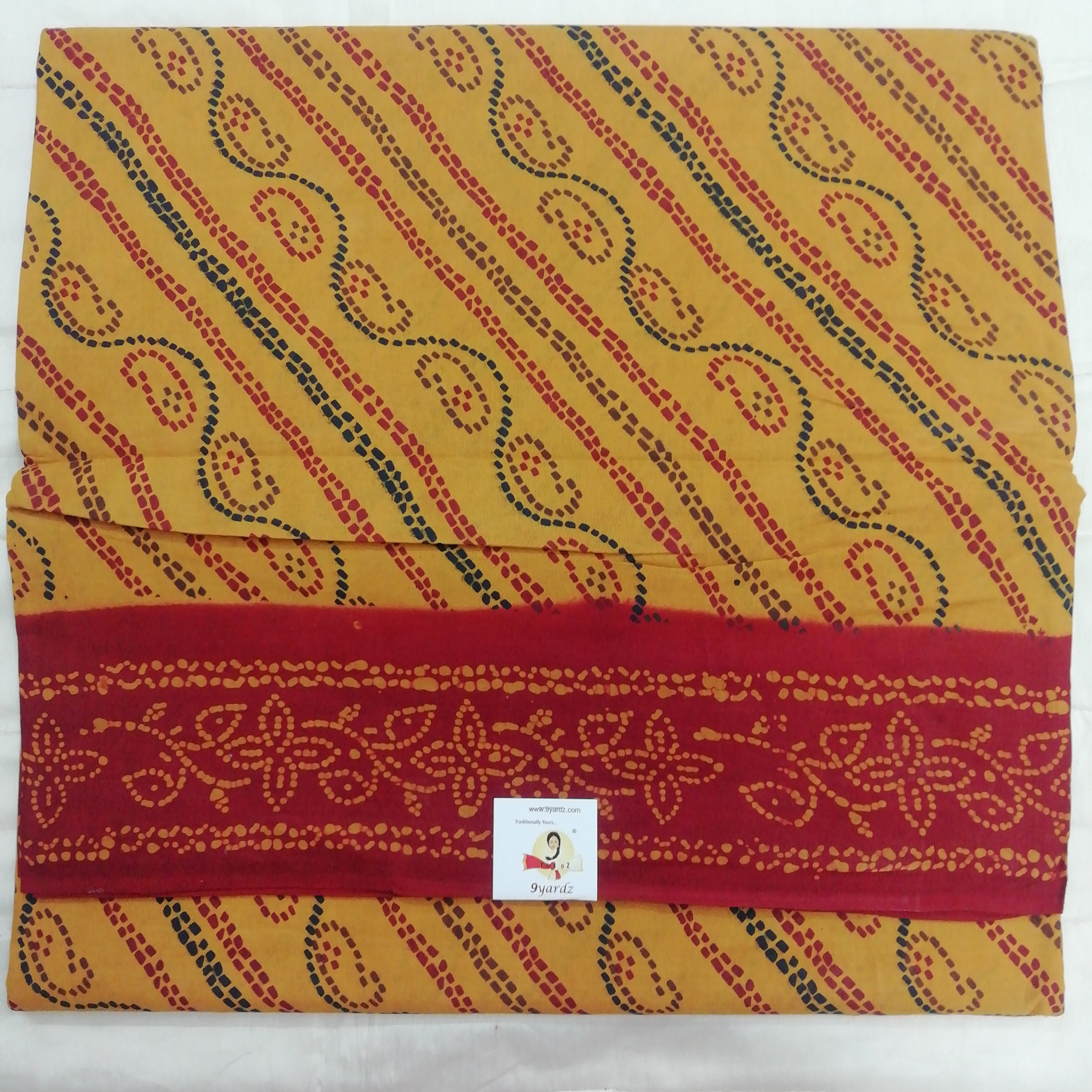 Sungudi cotton 10.5 yards madisar