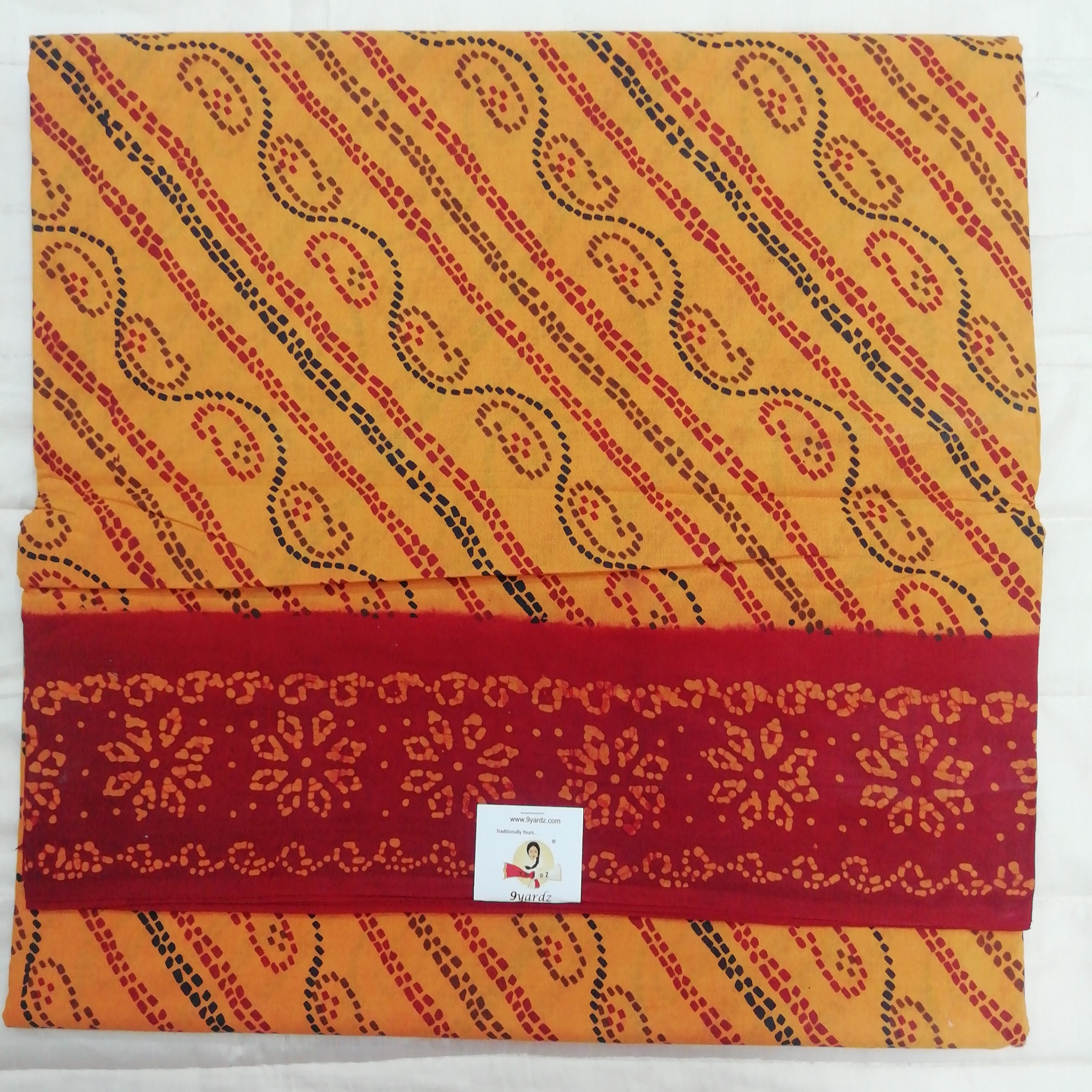 Sungudi cotton 10.5 yards madisar
