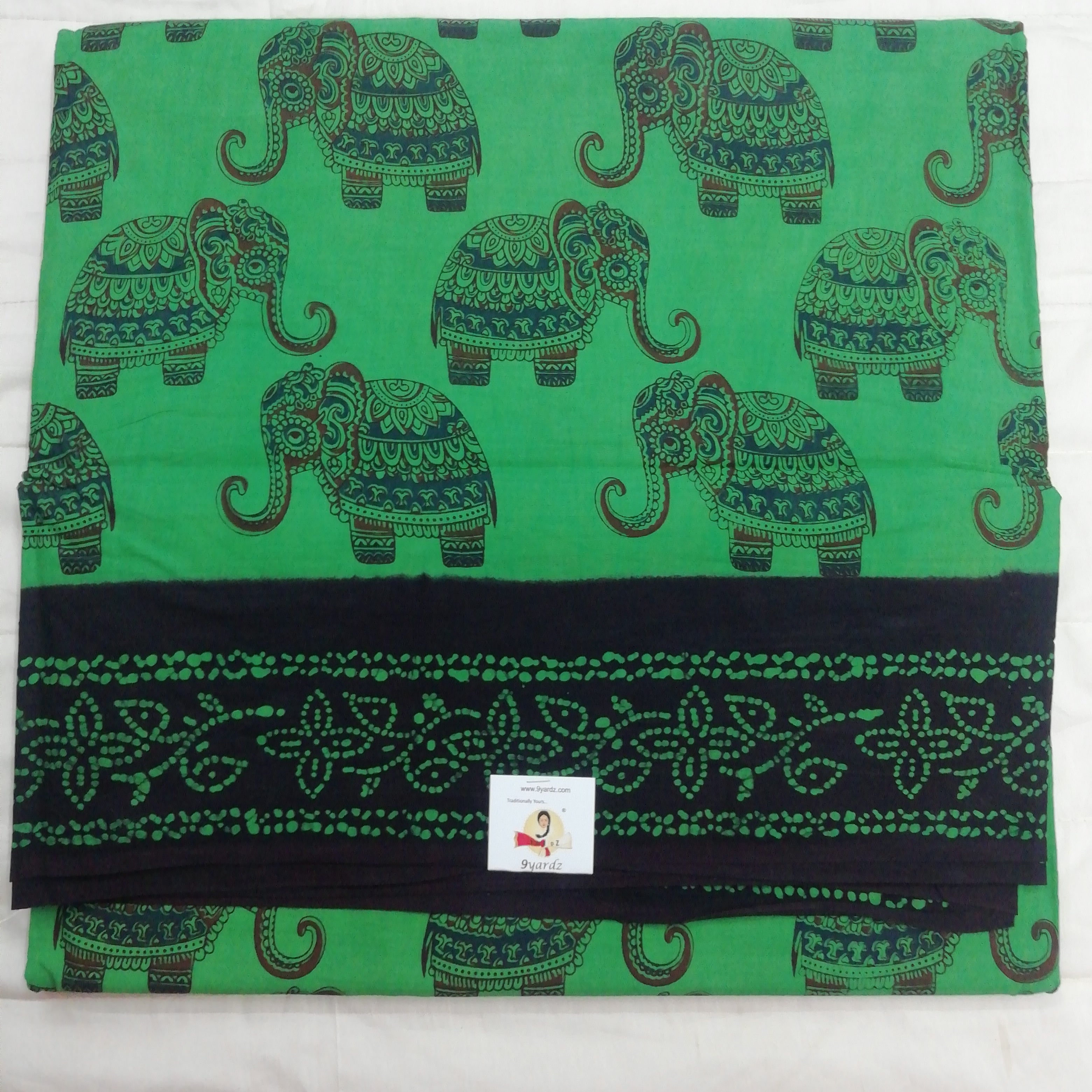 Sungudi cotton 10.5 yards madisar