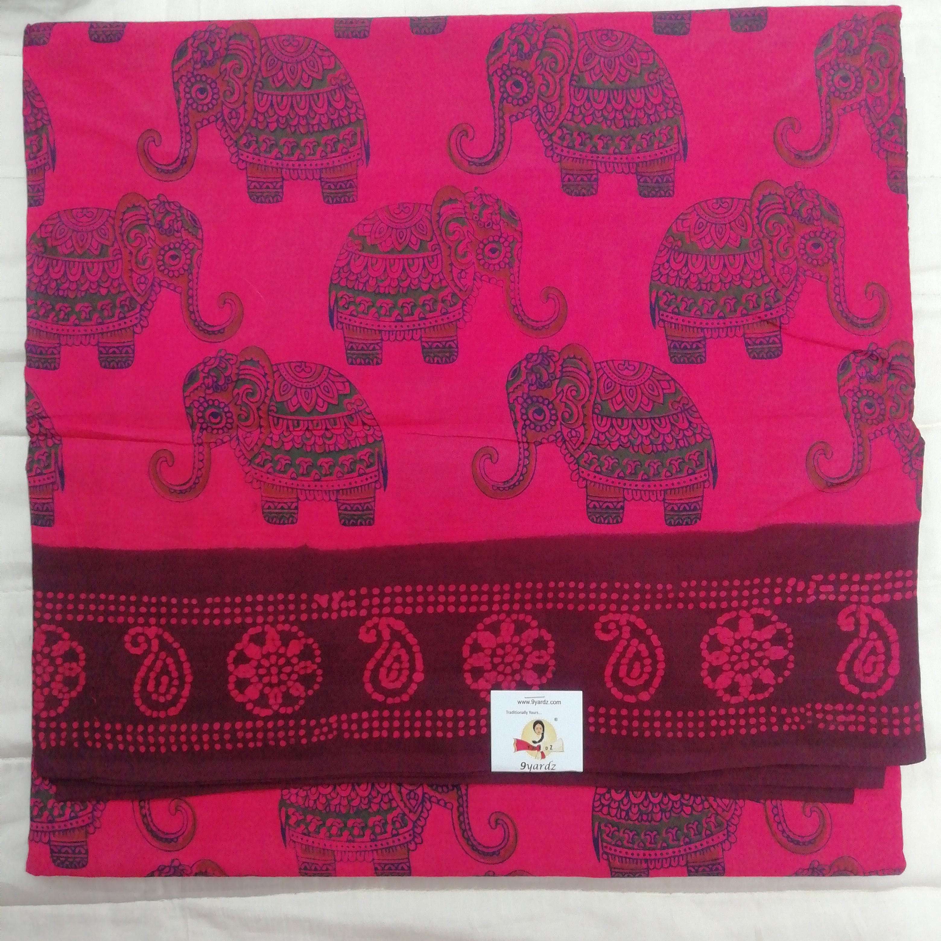 Sungudi cotton 10.5 yards madisar