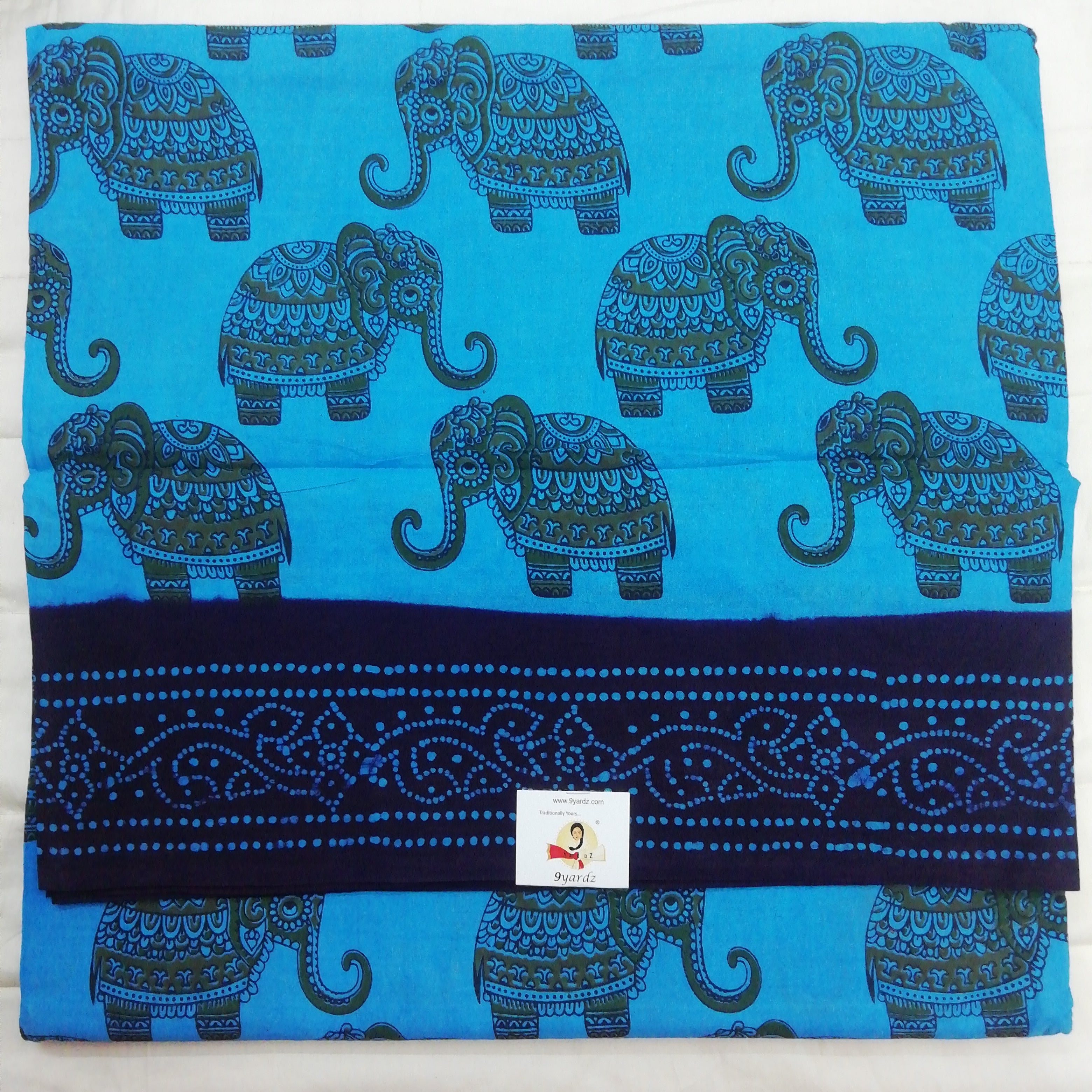 Sungudi cotton 10.5 yards madisar