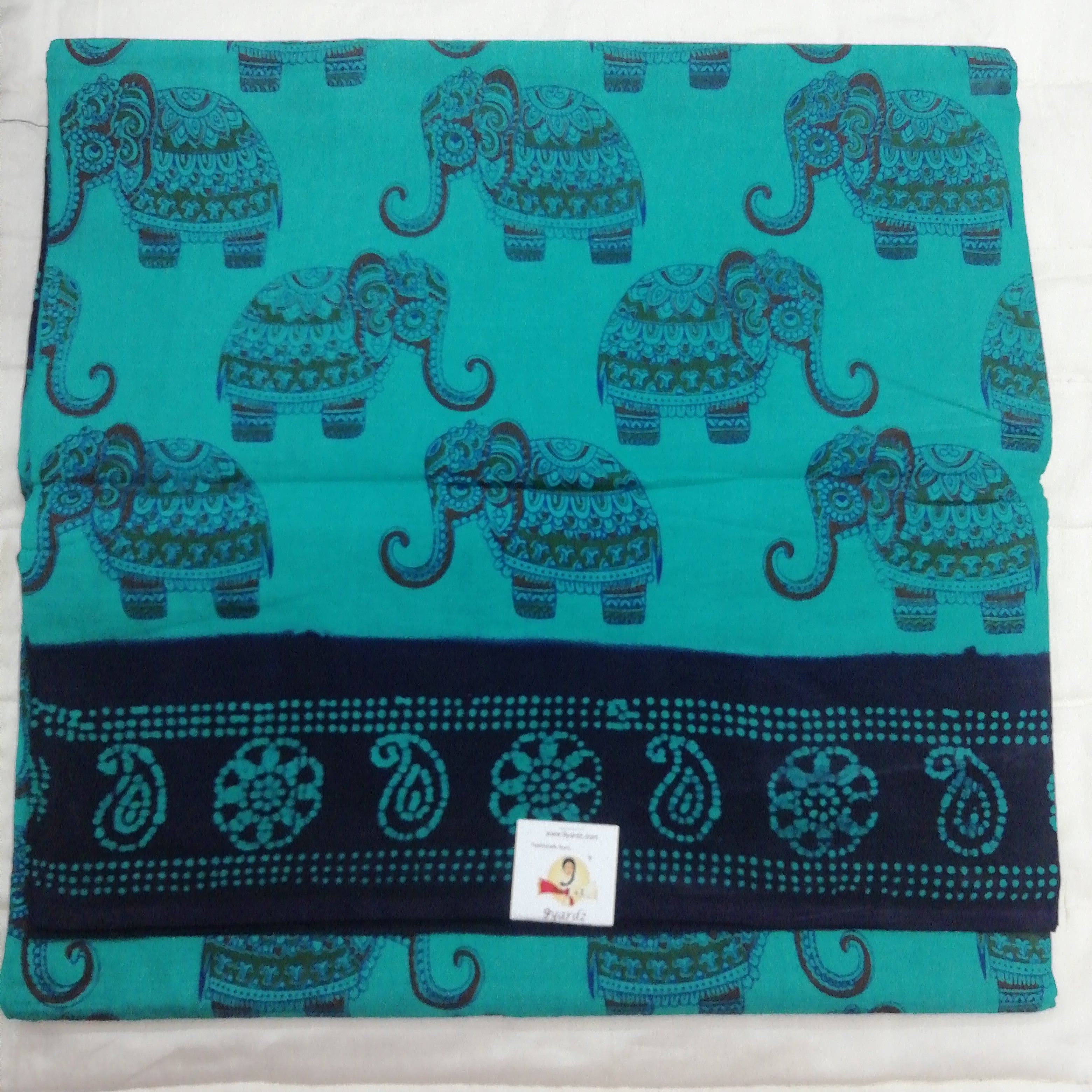 Sungudi cotton 10.5 yards madisar