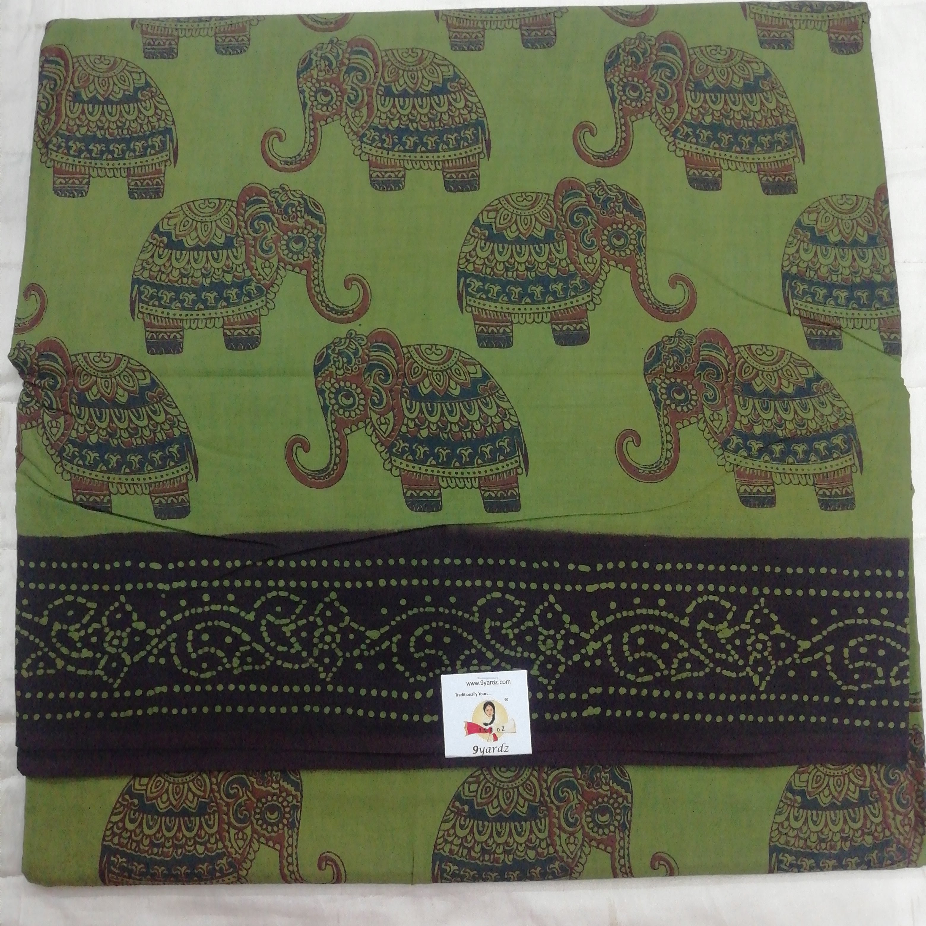 Sungudi cotton 10.5 yards madisar