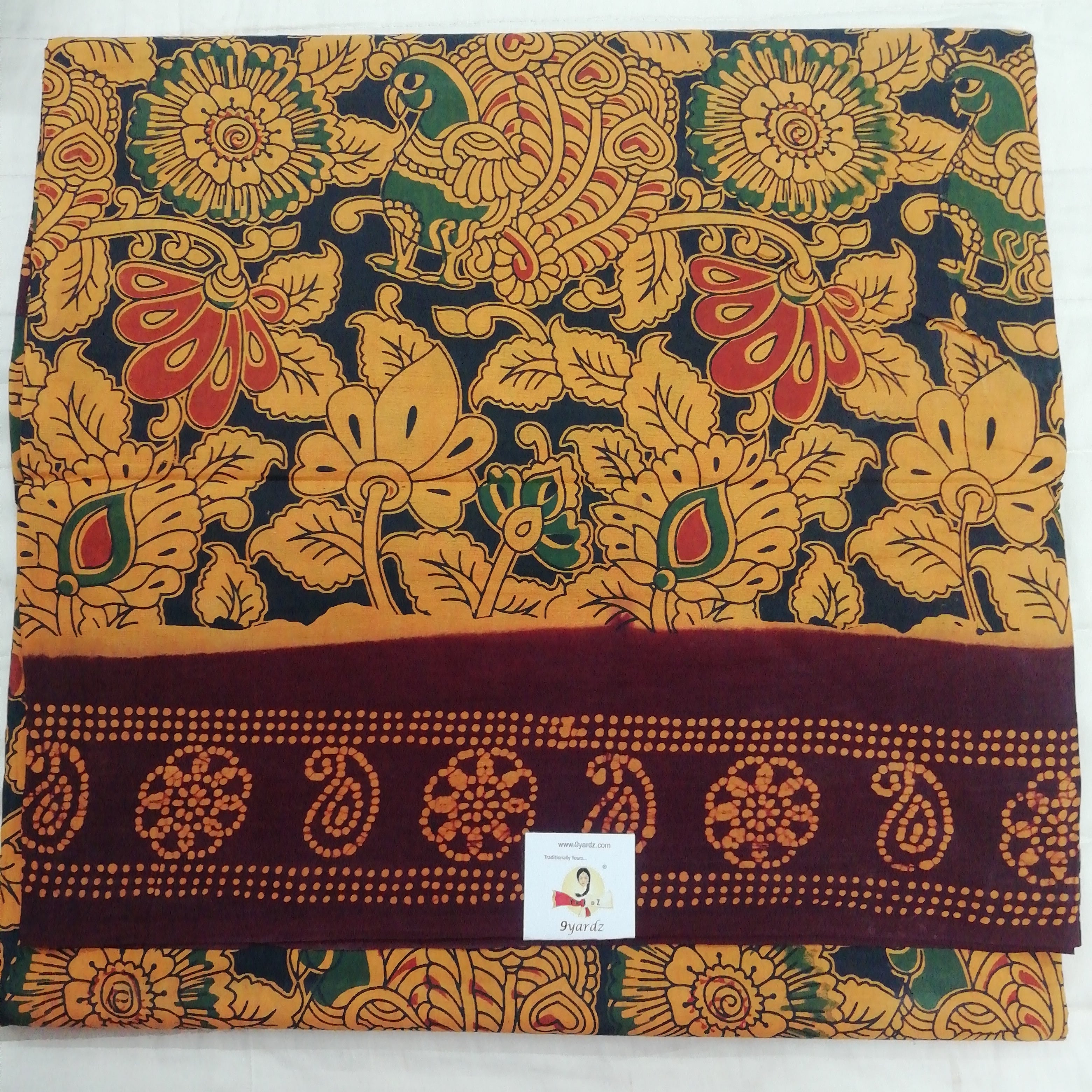 Sungudi cotton 10.5 yards madisar