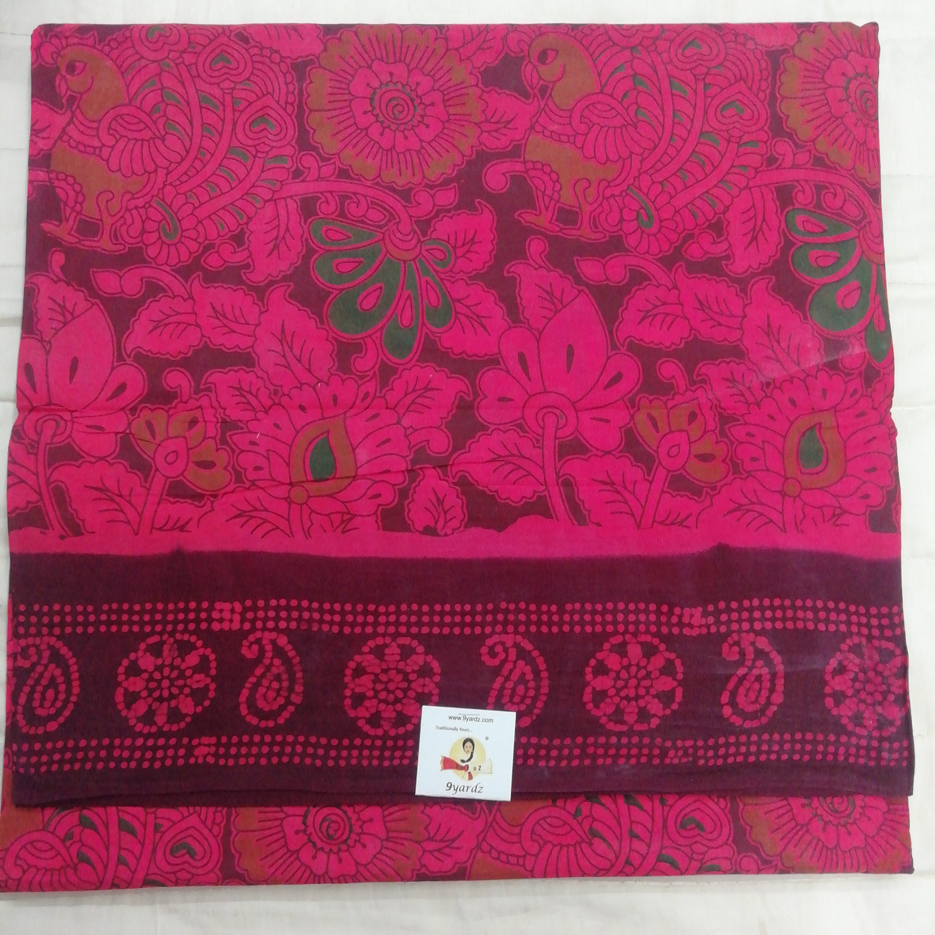 Sungudi cotton 10.5 yards madisar