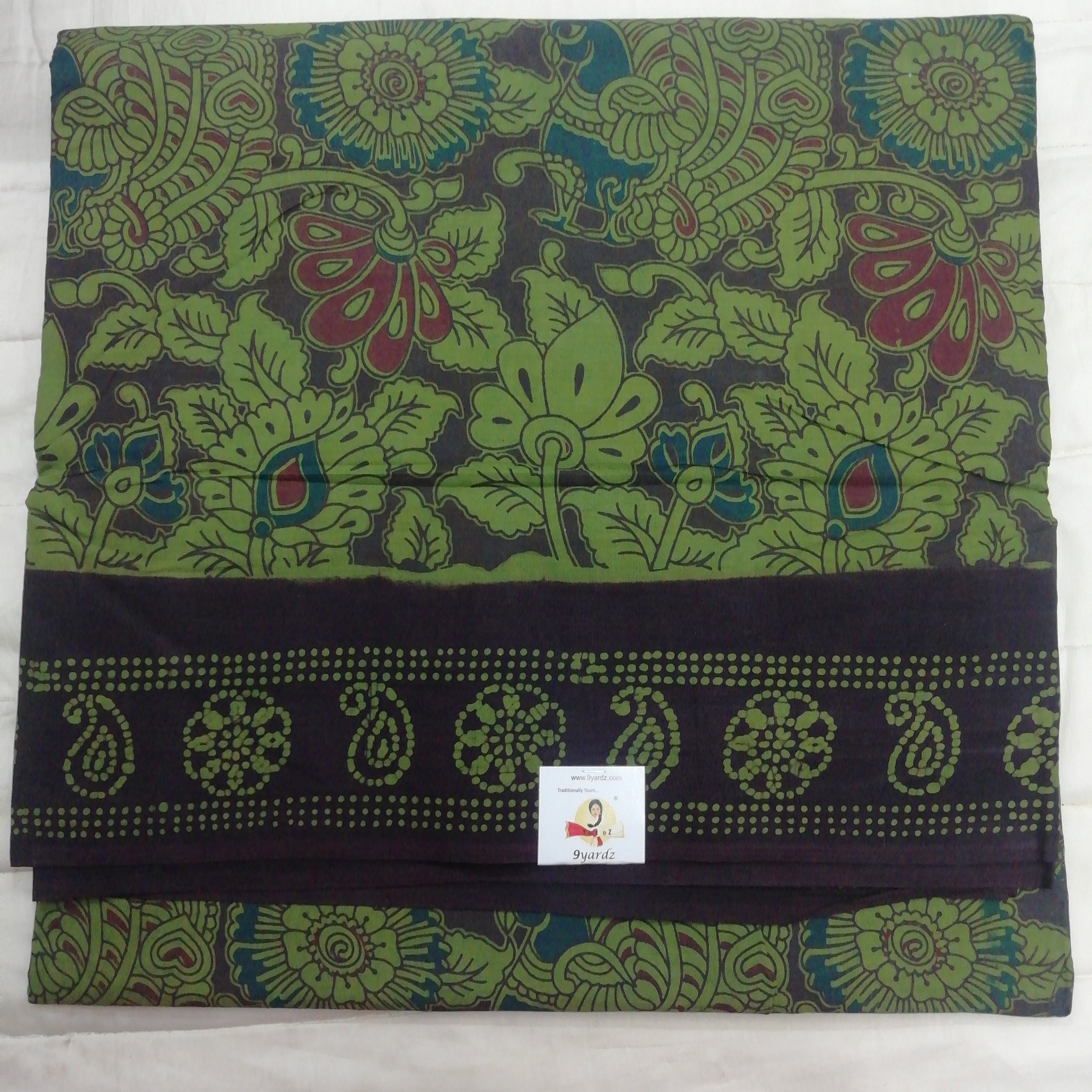 Sungudi cotton 10.5 yards madisar