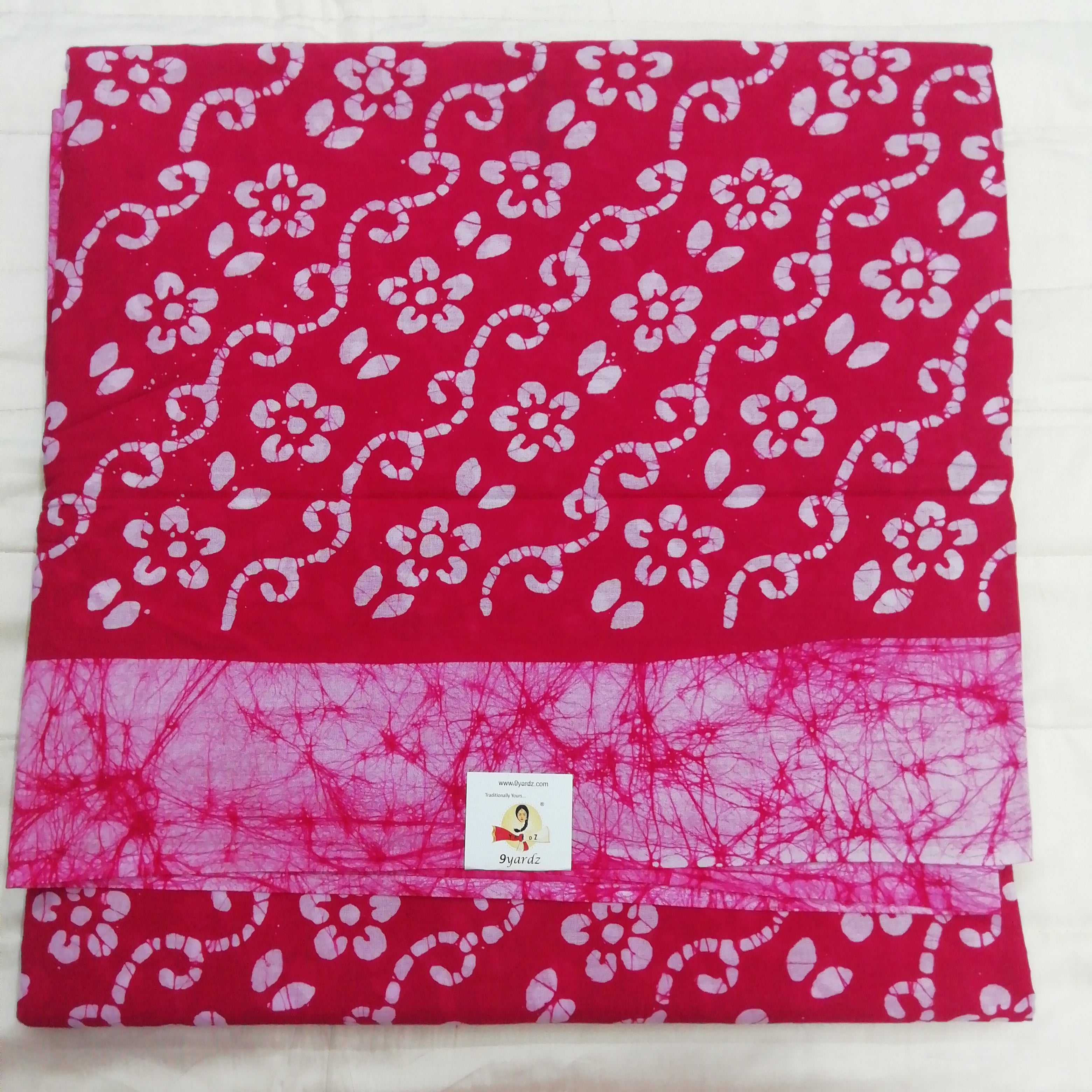 Sungudi cotton Bathik 10.5 yards madisar