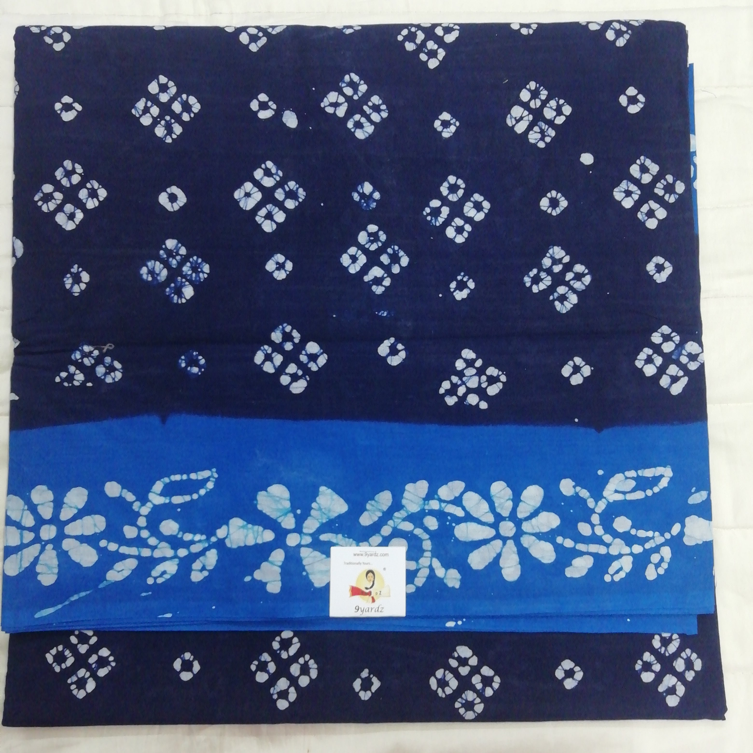 Sungudi cotton Bathik 10.5 yards madisar