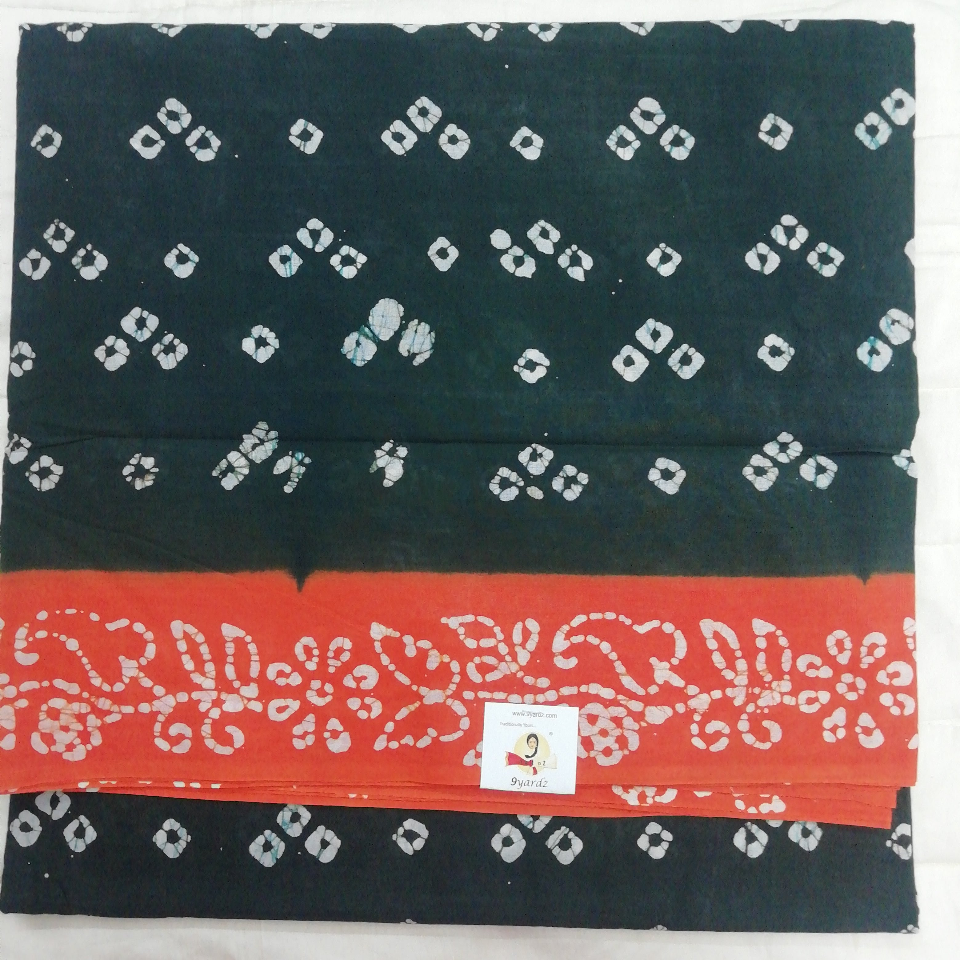 Sungudi cotton Bathik 10.5 yards madisar