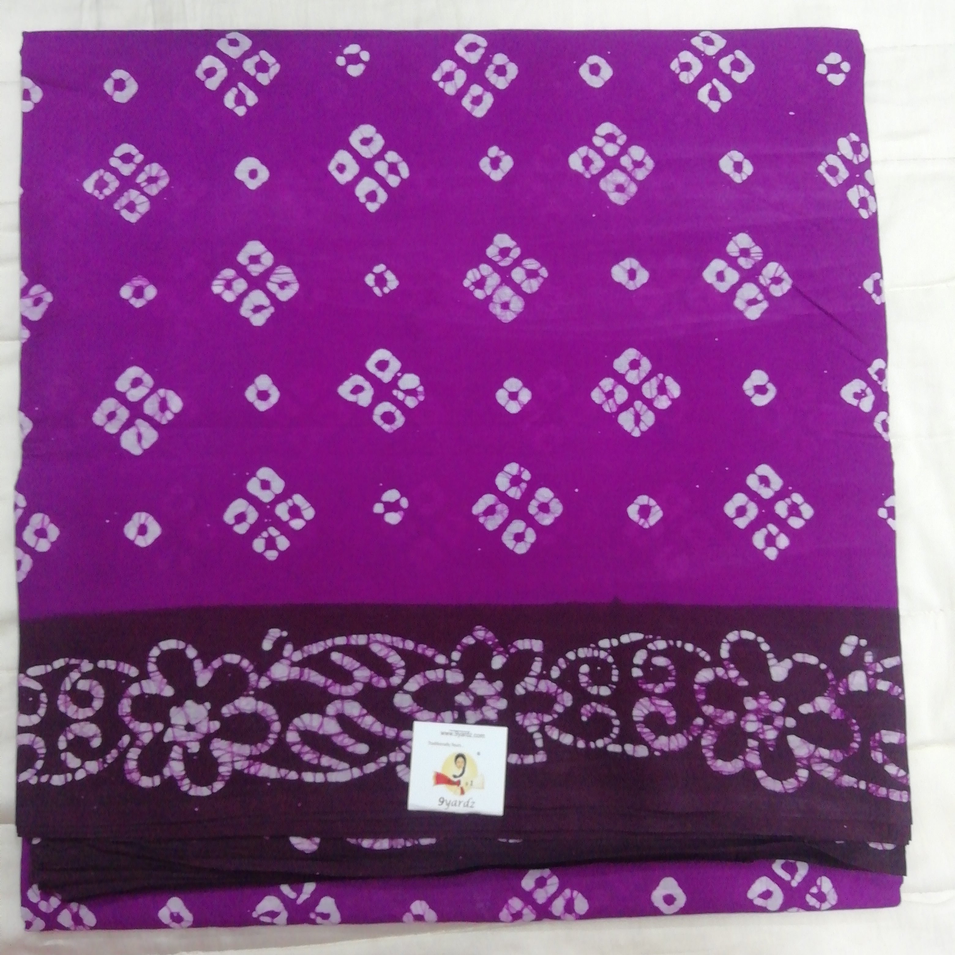 Sungudi cotton Bathik 10.5 yards madisar