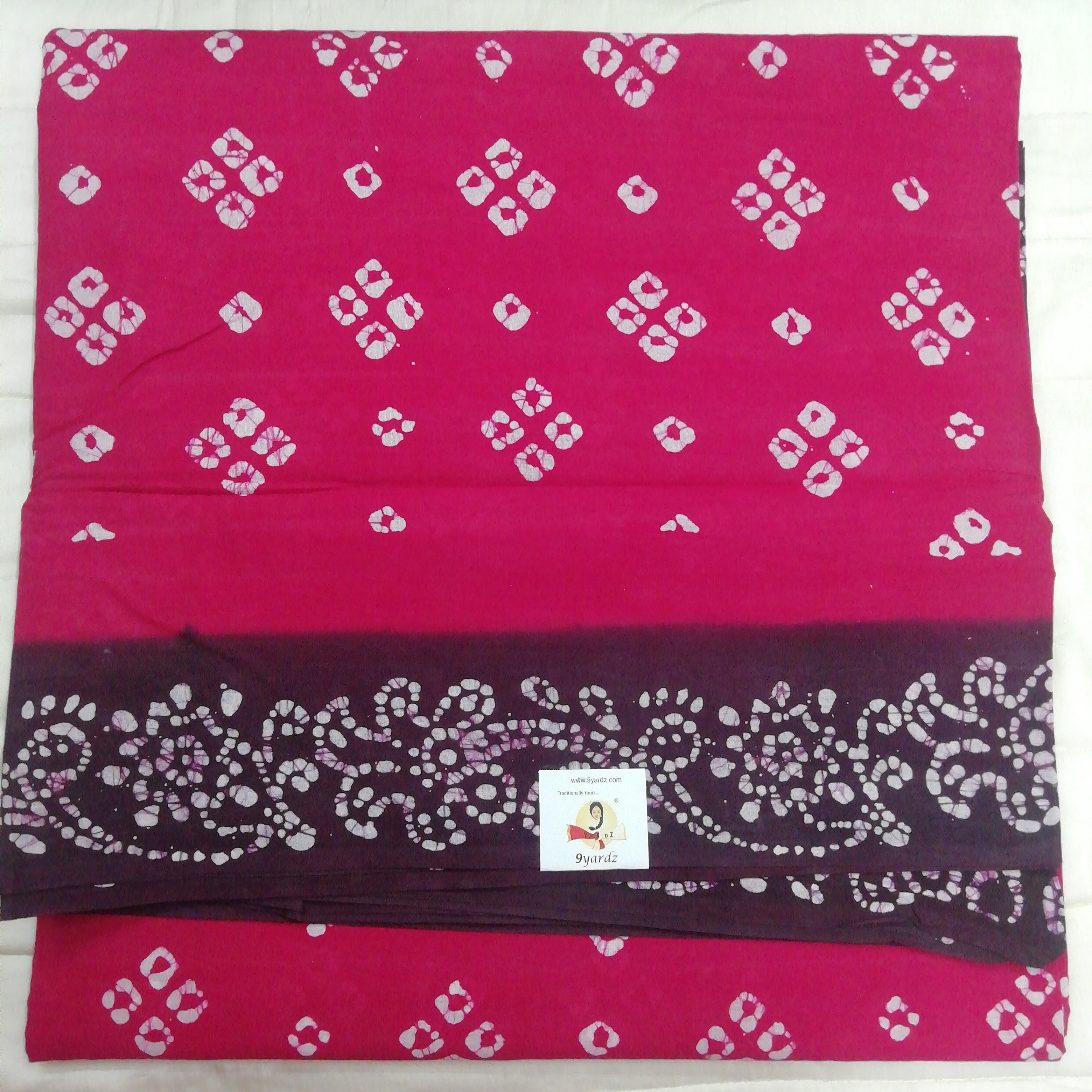Sungudi cotton Bathik 10.5 yards madisar