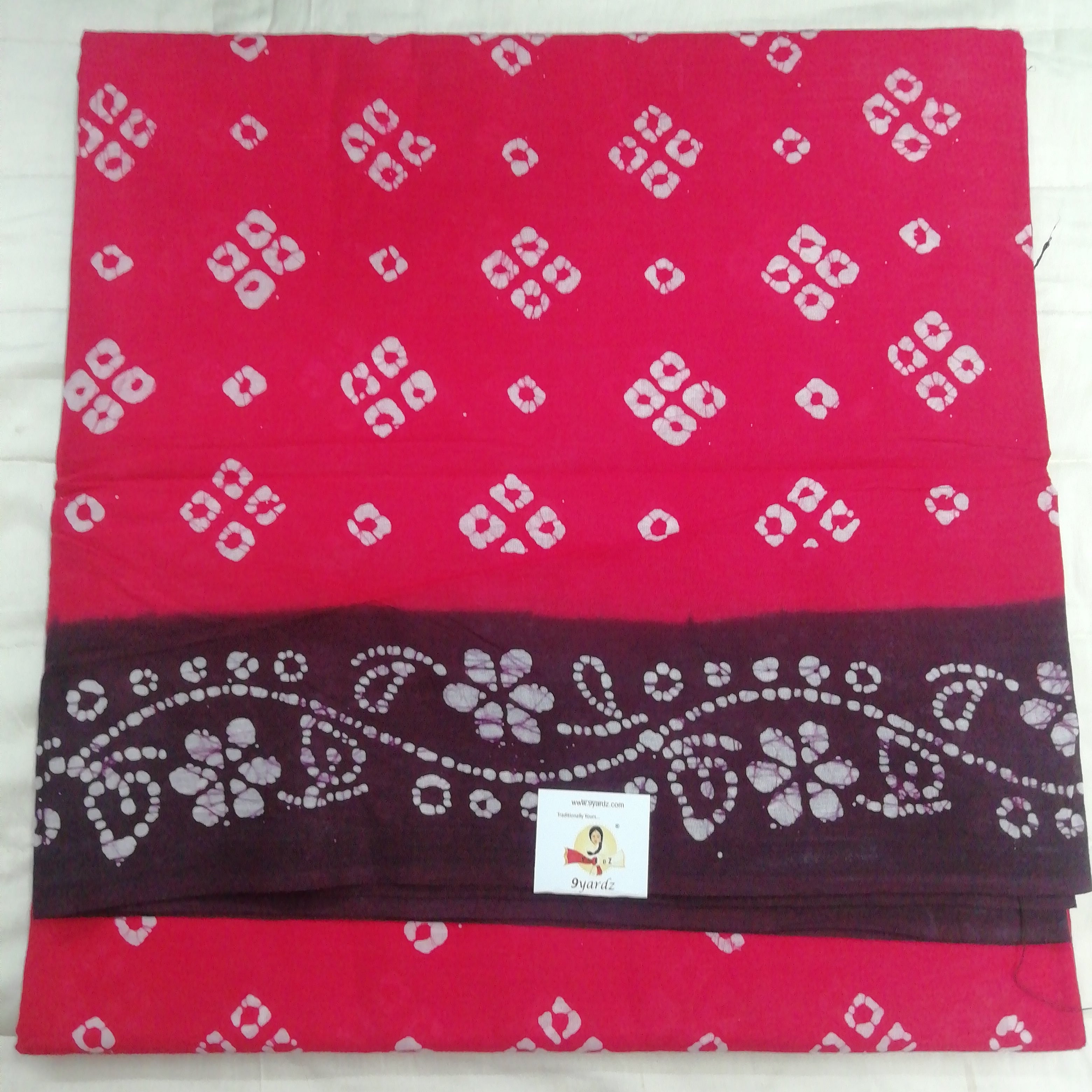 Sungudi cotton Bathik 10.5 yards madisar