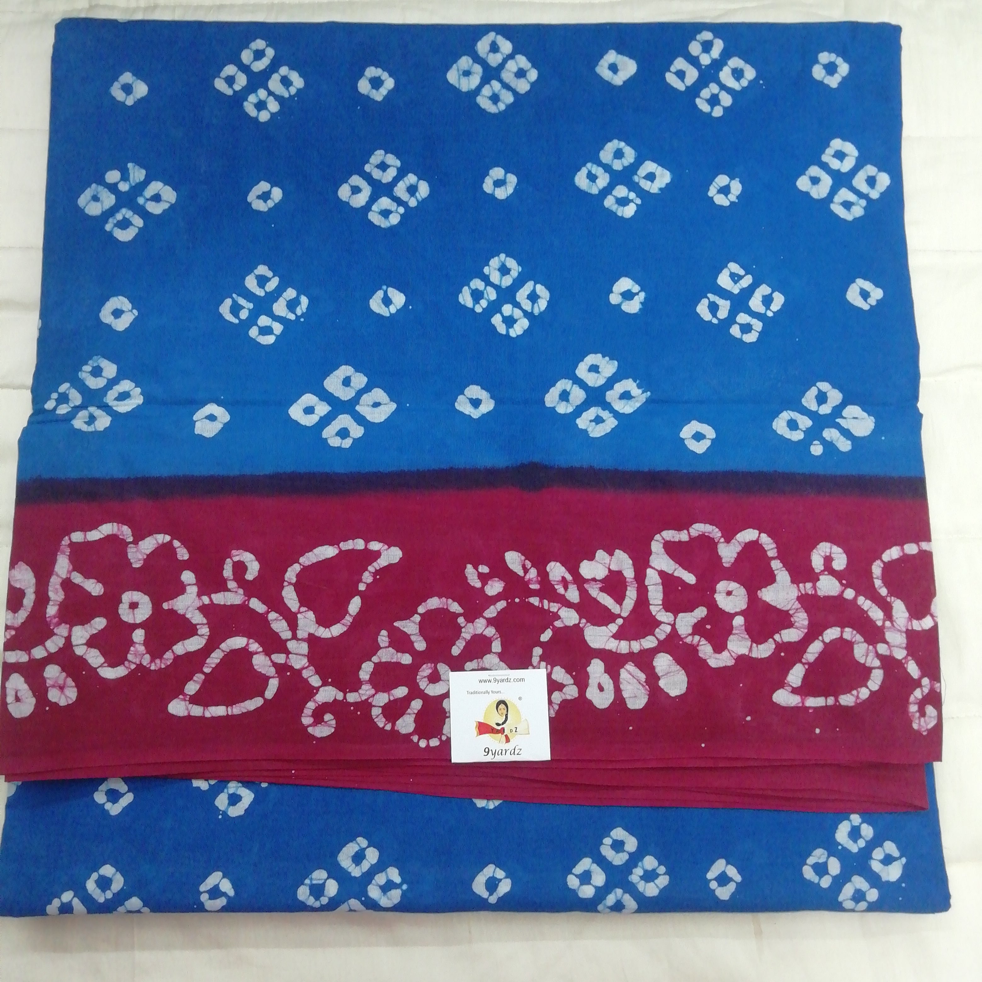 Sungudi cotton Bathik 10.5 yards madisar