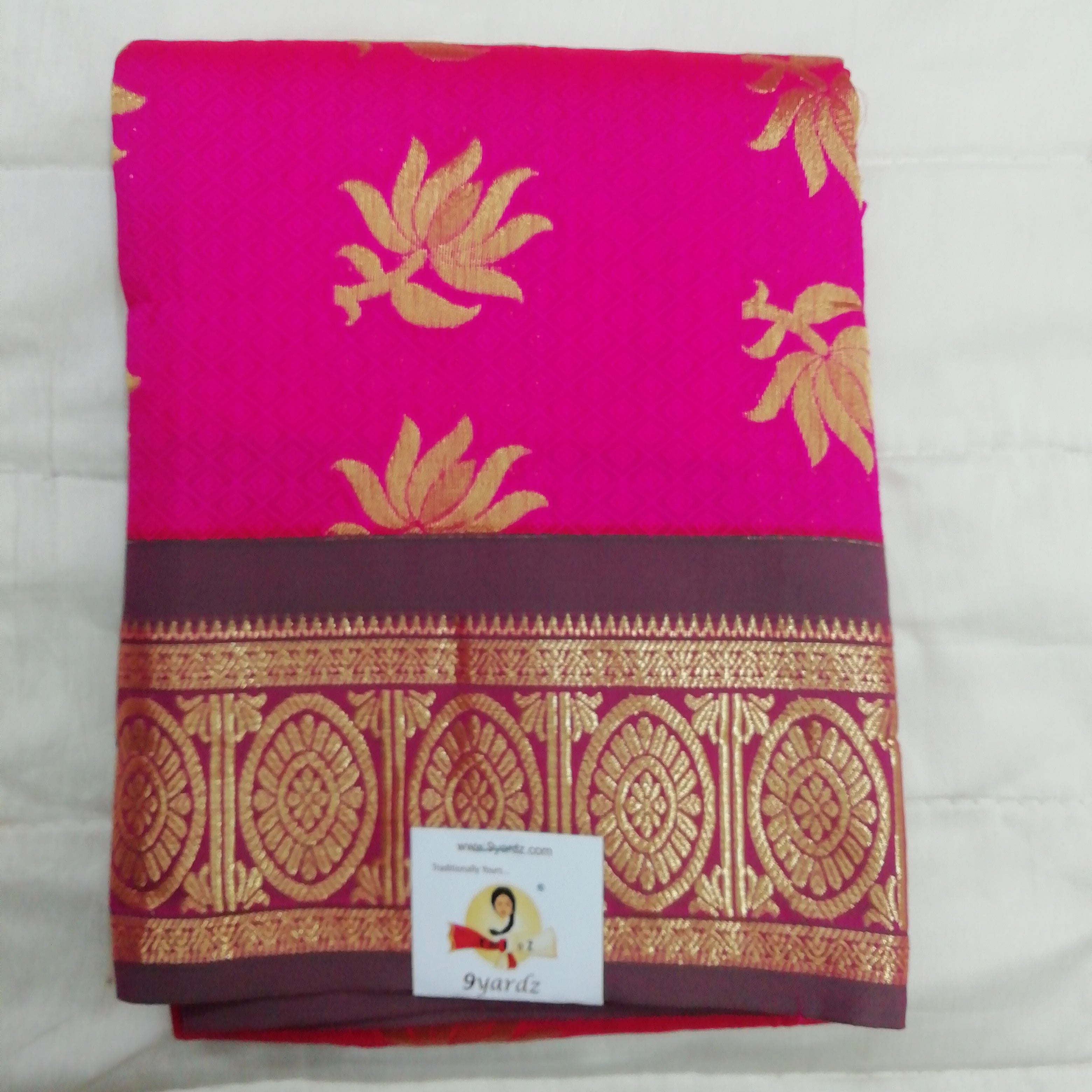 Pavadai poly silk 27"